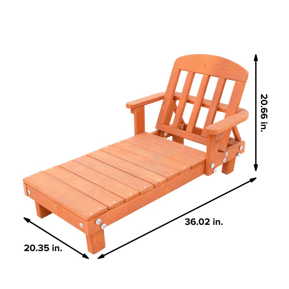 Sportspower Kids' Wooden Chaise Lounge Chair product image