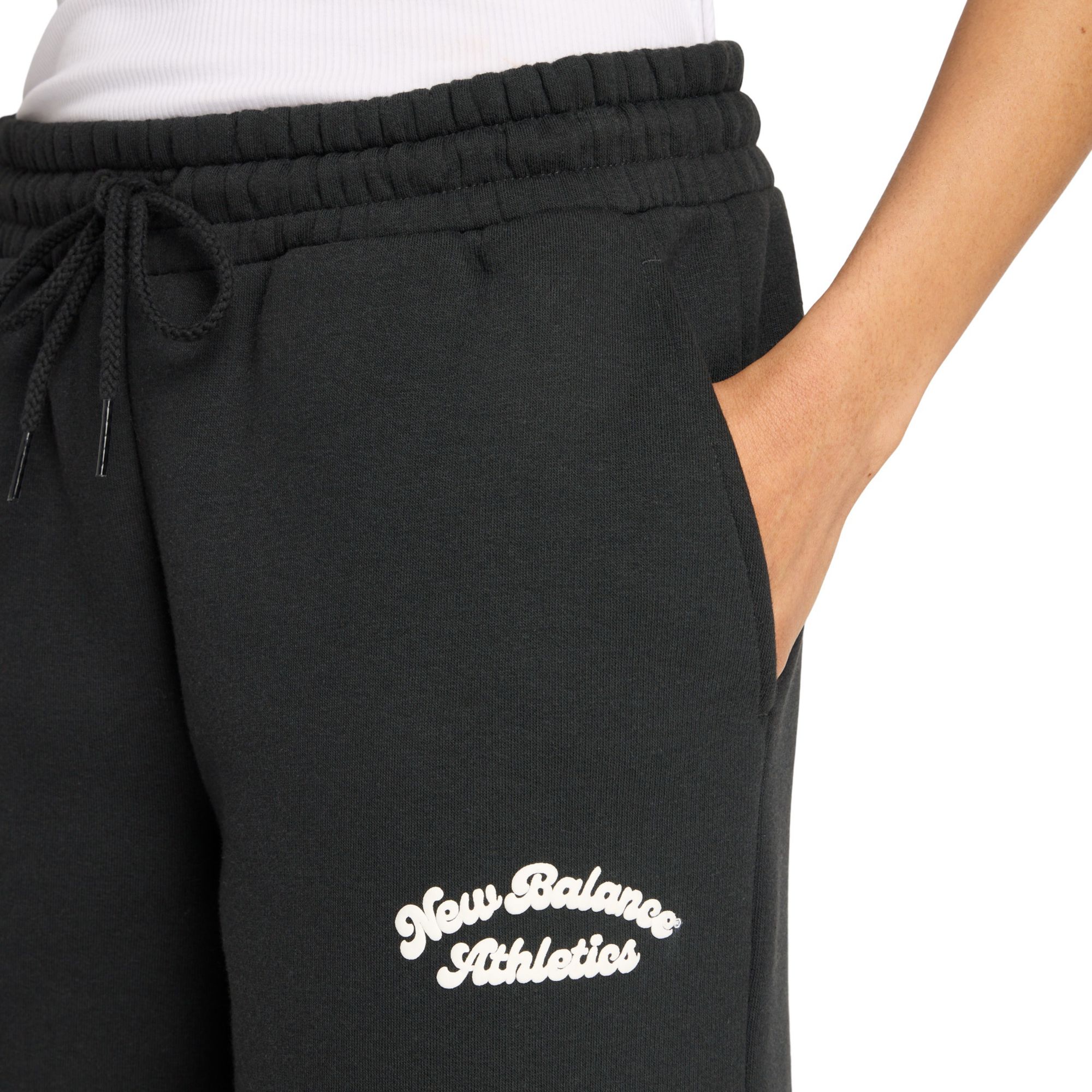 New Balance Women's Linear Heritage Fleece Wide Leg Pants product image