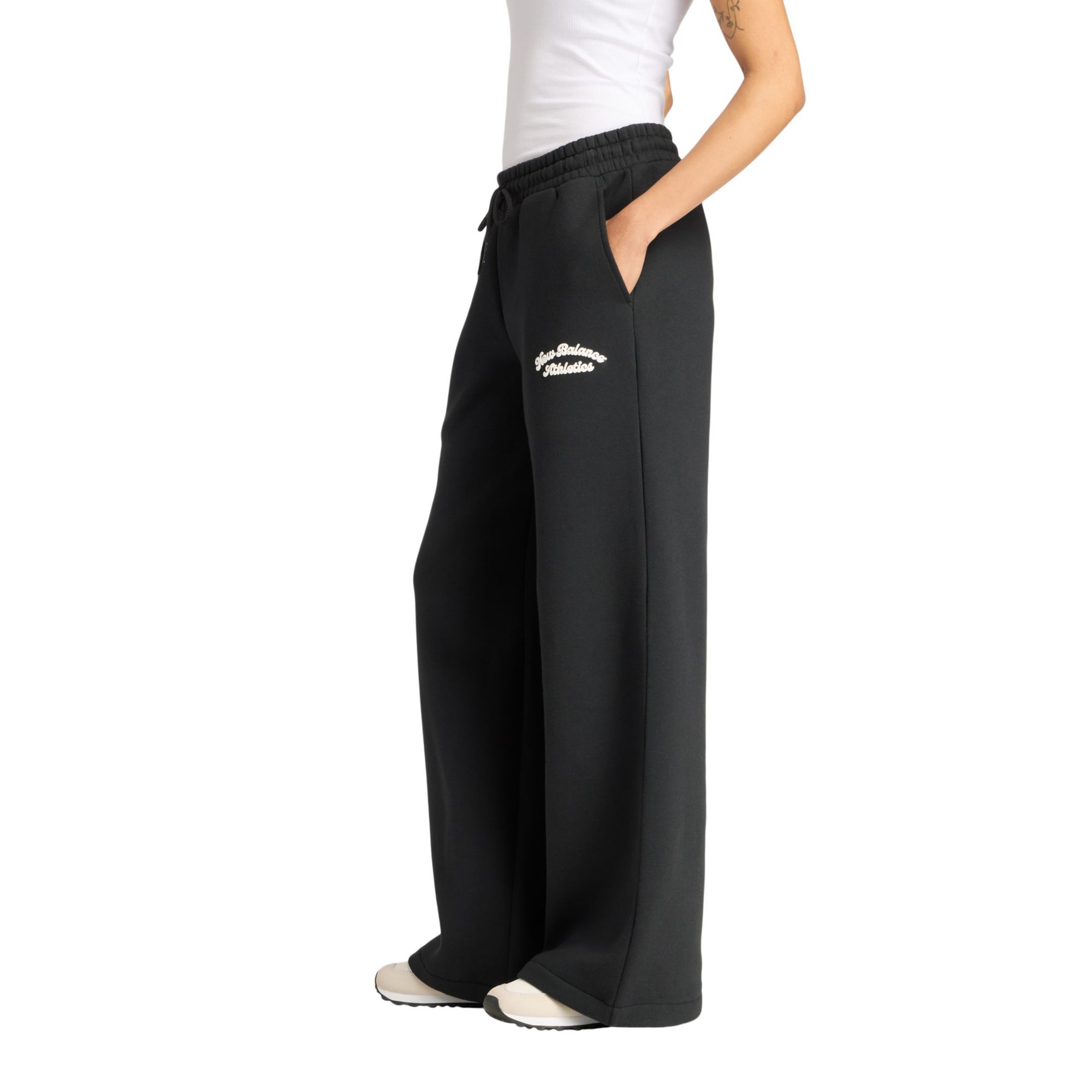 New Balance Women's Linear Heritage Fleece Wide Leg Pants product image