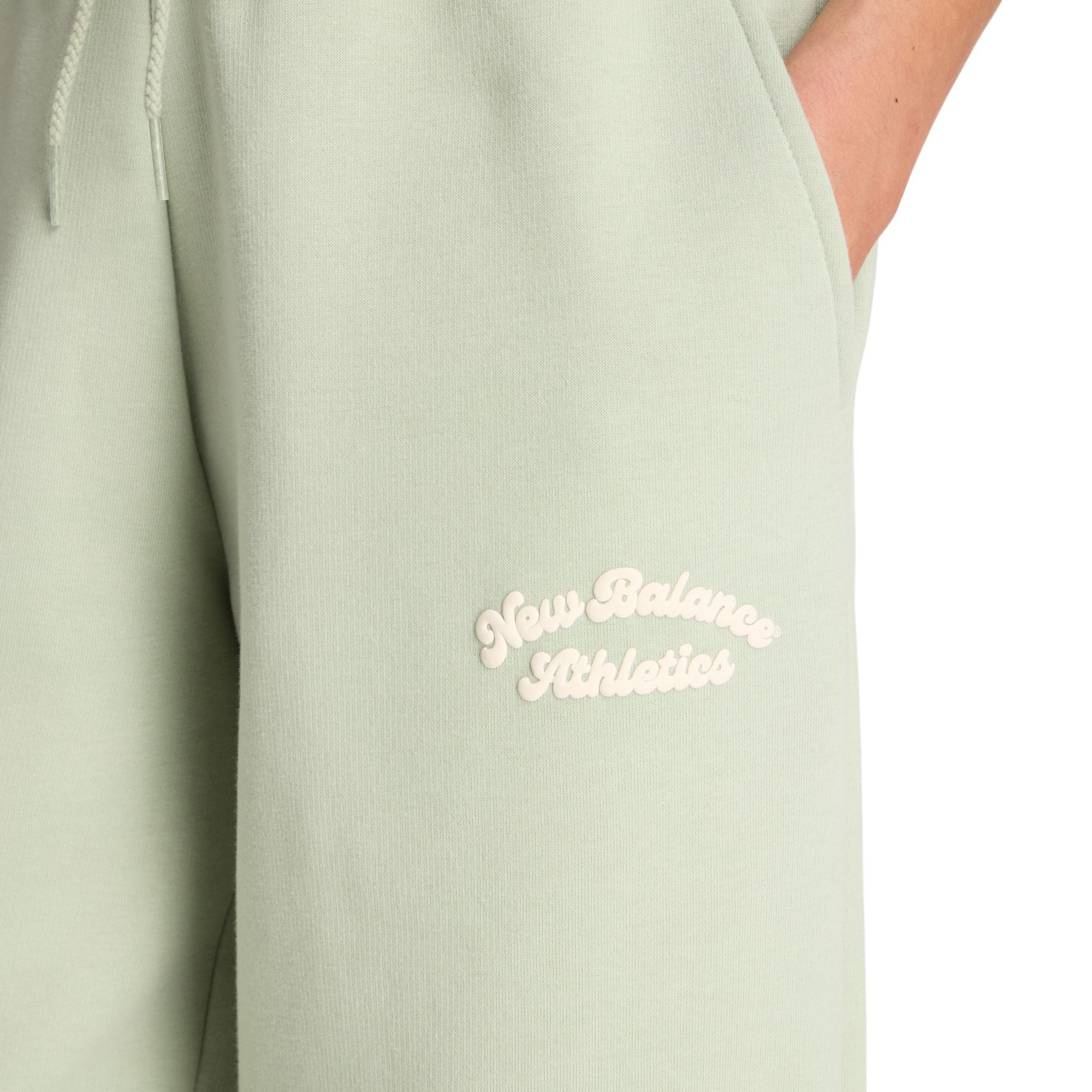 New Balance Women's Linear Heritage Fleece Wide Leg Pants product image