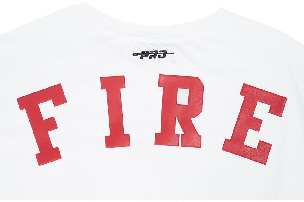 Pro Standard Women's Portland Fire White Wingspan Boxy T-Shirt product image