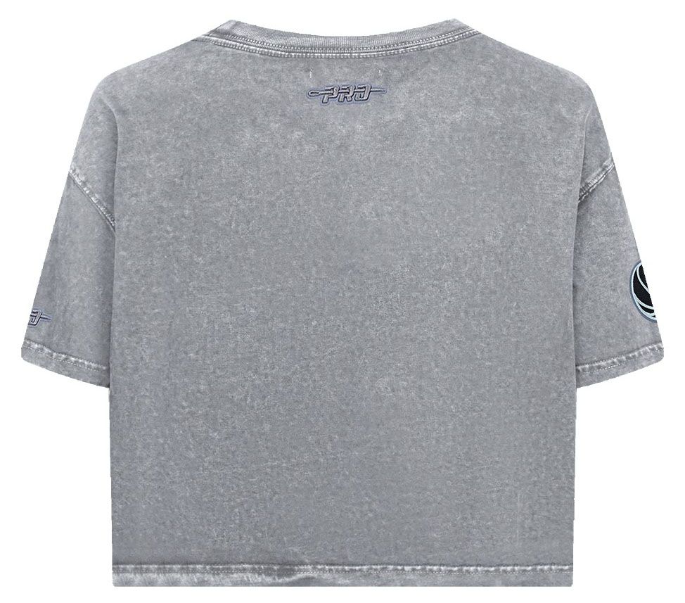 Pro Standard Women's Portland Fire Washed Grey Washed Jewel Boxy T-Shirt product image