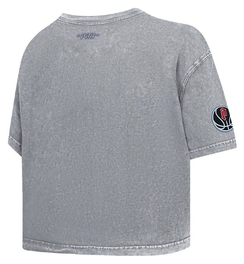 Pro Standard Women's Portland Fire Washed Grey Washed Jewel Boxy T-Shirt product image