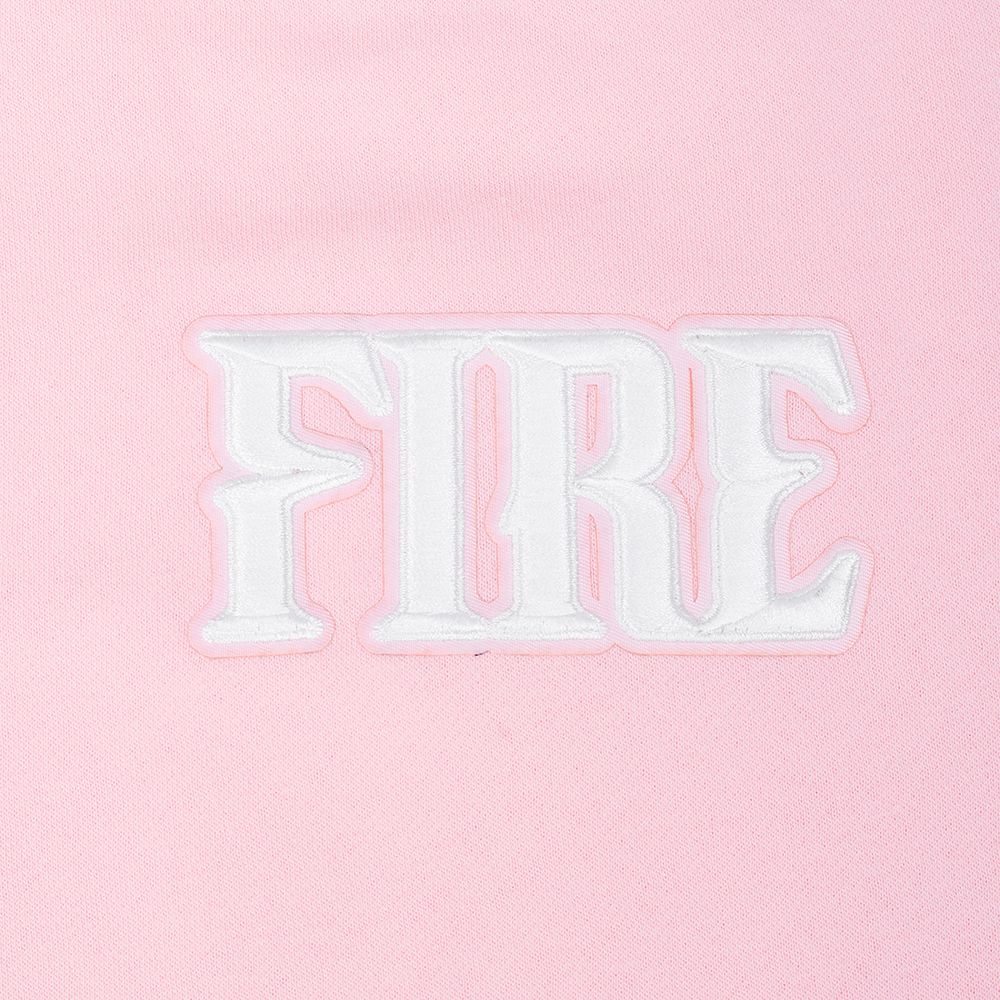 Pro Standard Girls' Portland Fire Pink Wingspan Crewneck Sweatshirt product image