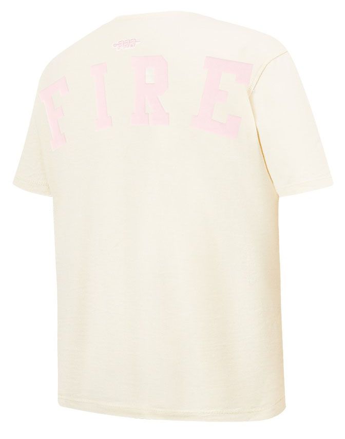 Pro Standard Girls' Portland Fire Eggshell Wingspan Boxy T-Shirt product image