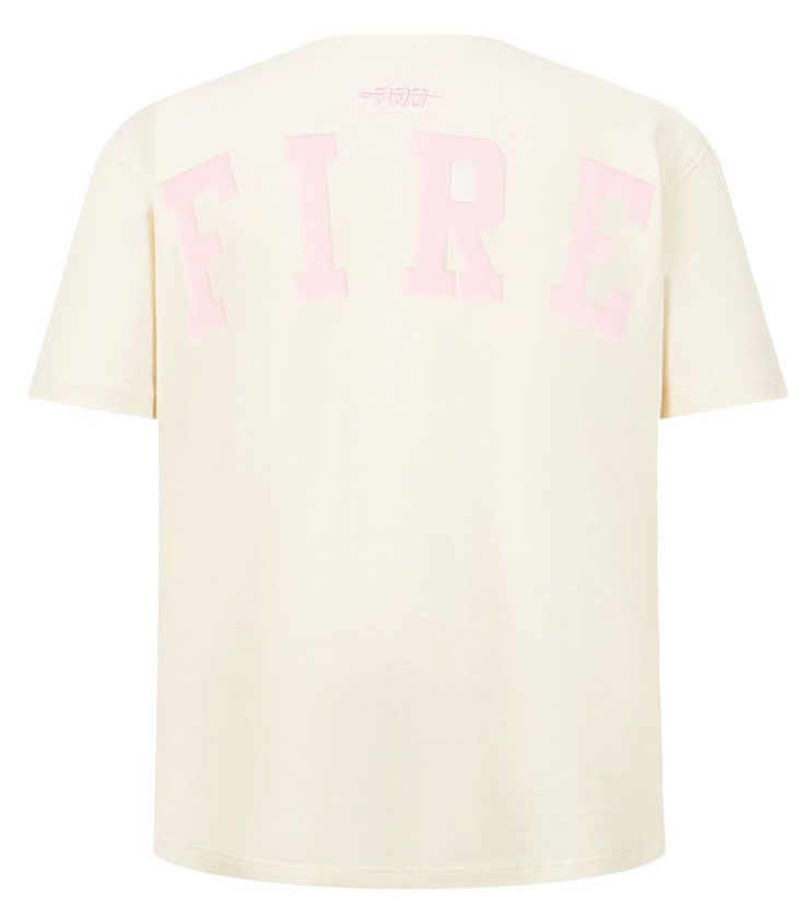 Pro Standard Girls' Portland Fire Eggshell Wingspan Boxy T-Shirt product image