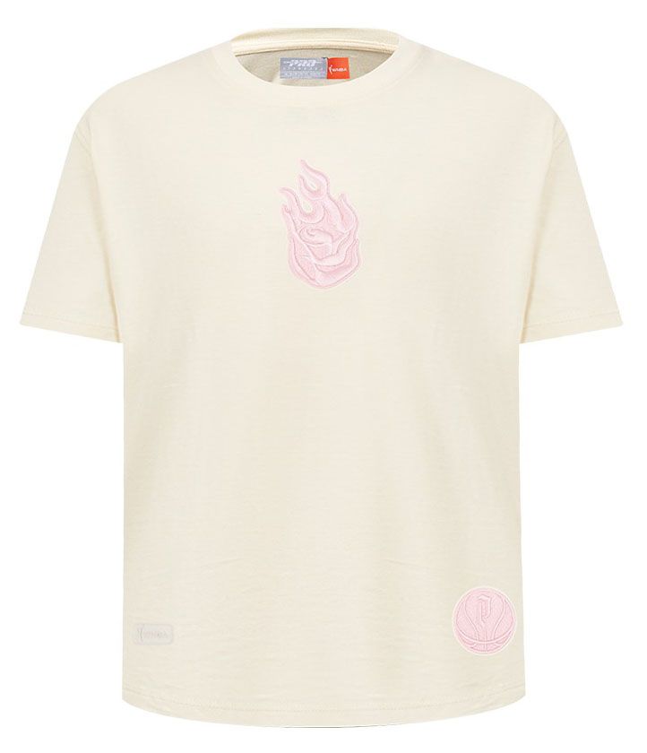 Pro Standard Girls' Portland Fire Eggshell Wingspan Boxy T-Shirt product image