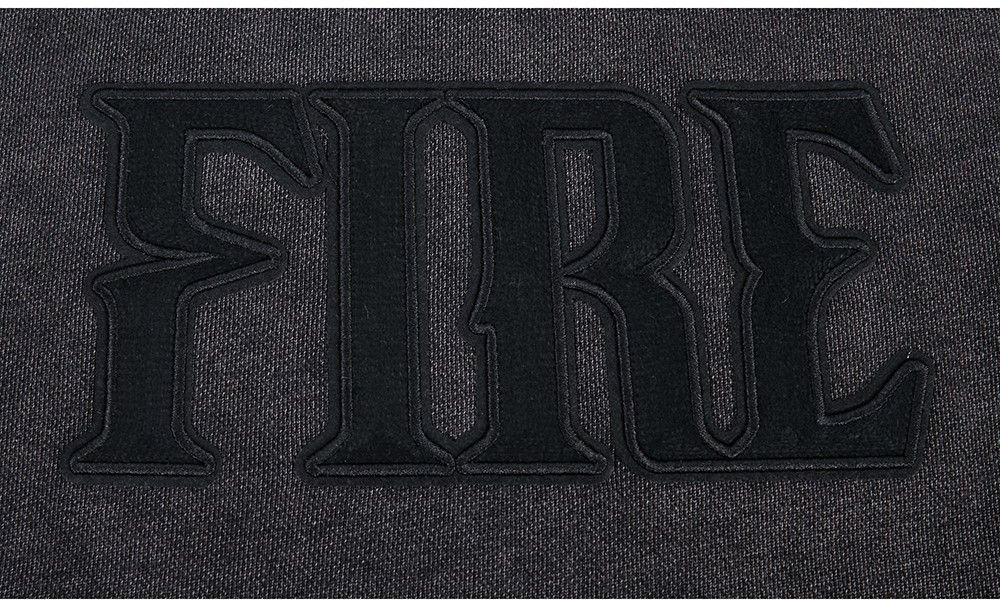 Pro Standard Women's Portland Fire Washed Black Washed Fleece Crewneck Sweatshirt product image