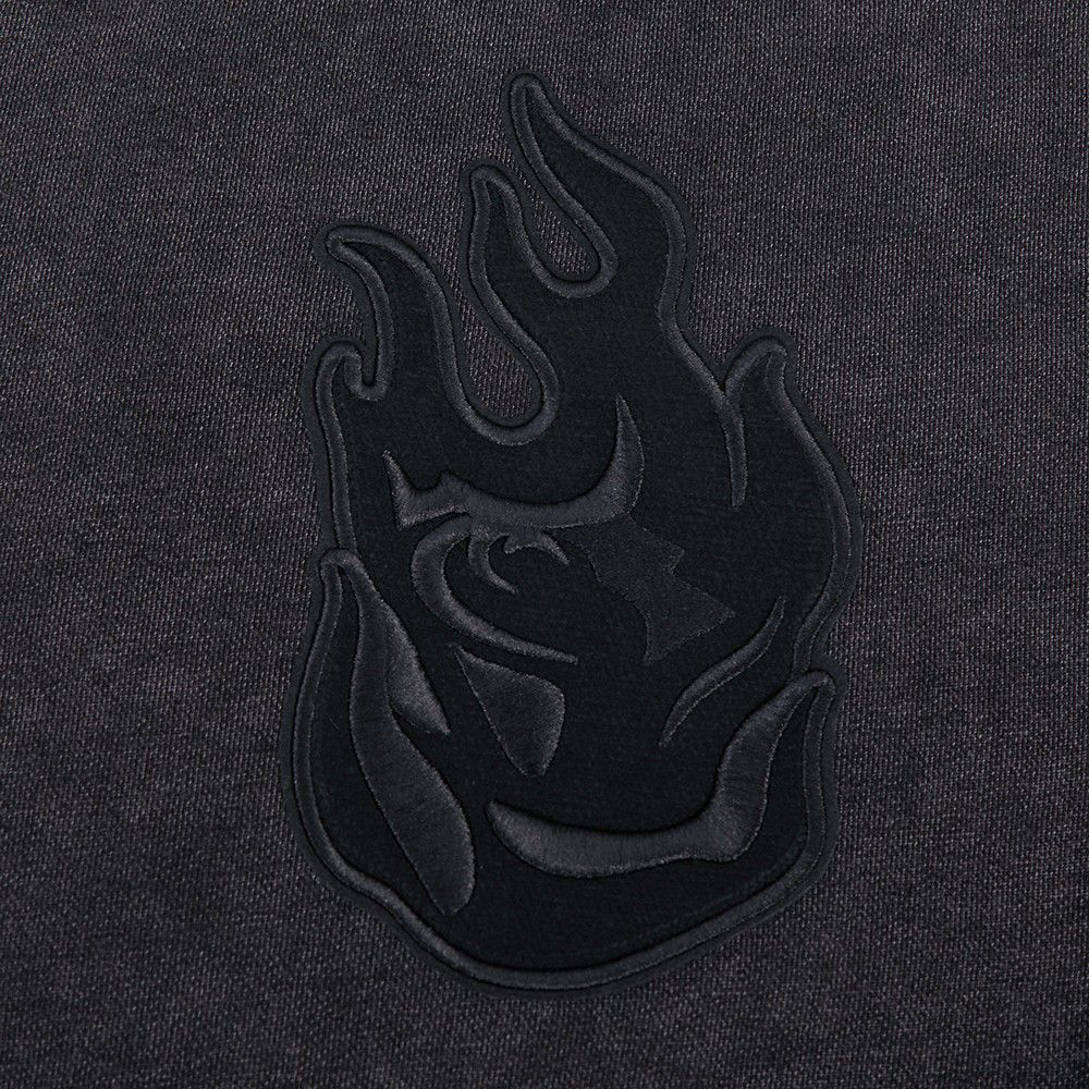 Pro Standard Women's Portland Fire Washed Black Washed Fleece Crewneck Sweatshirt product image