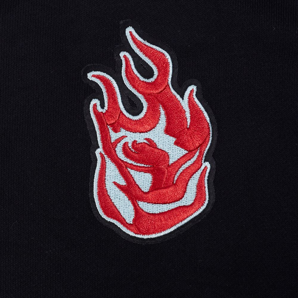 Pro Standard Women's Portland Fire Black Wingspan Cropped Hoodie product image