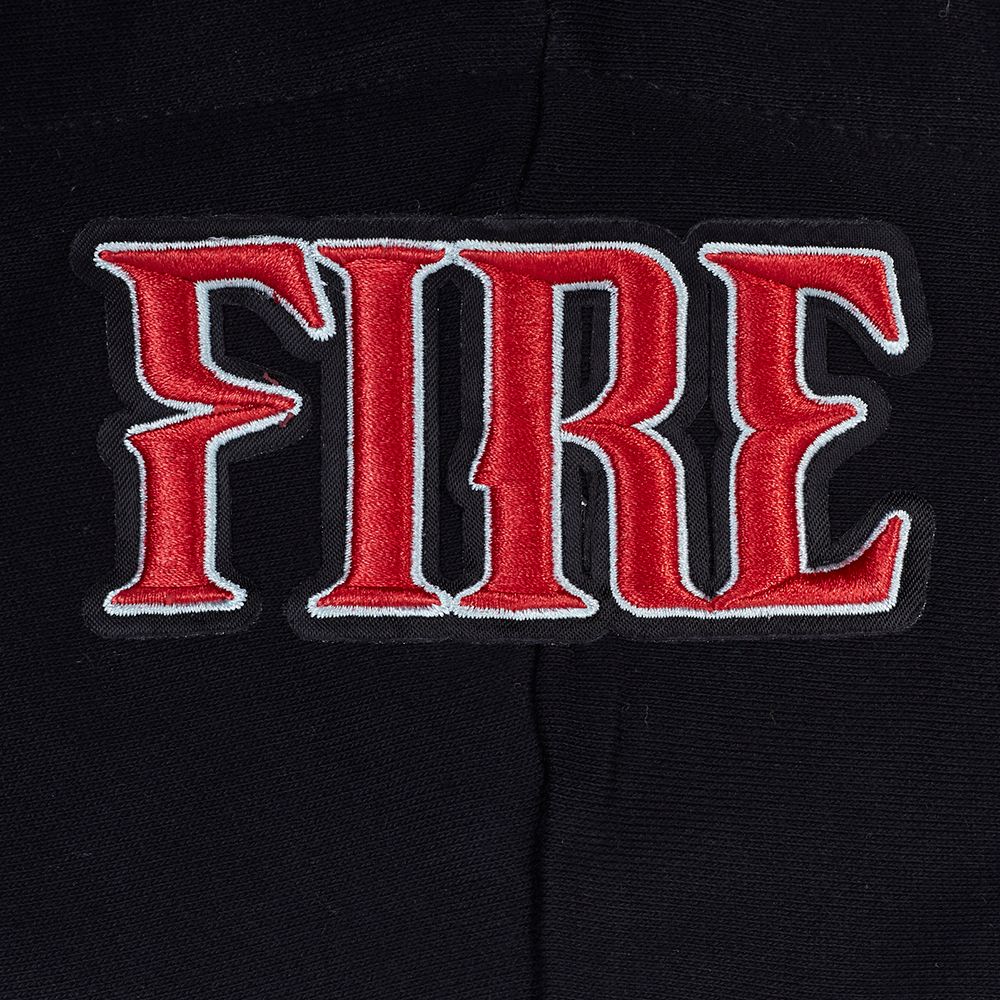 Pro Standard Women's Portland Fire Black Wingspan Cropped Hoodie product image