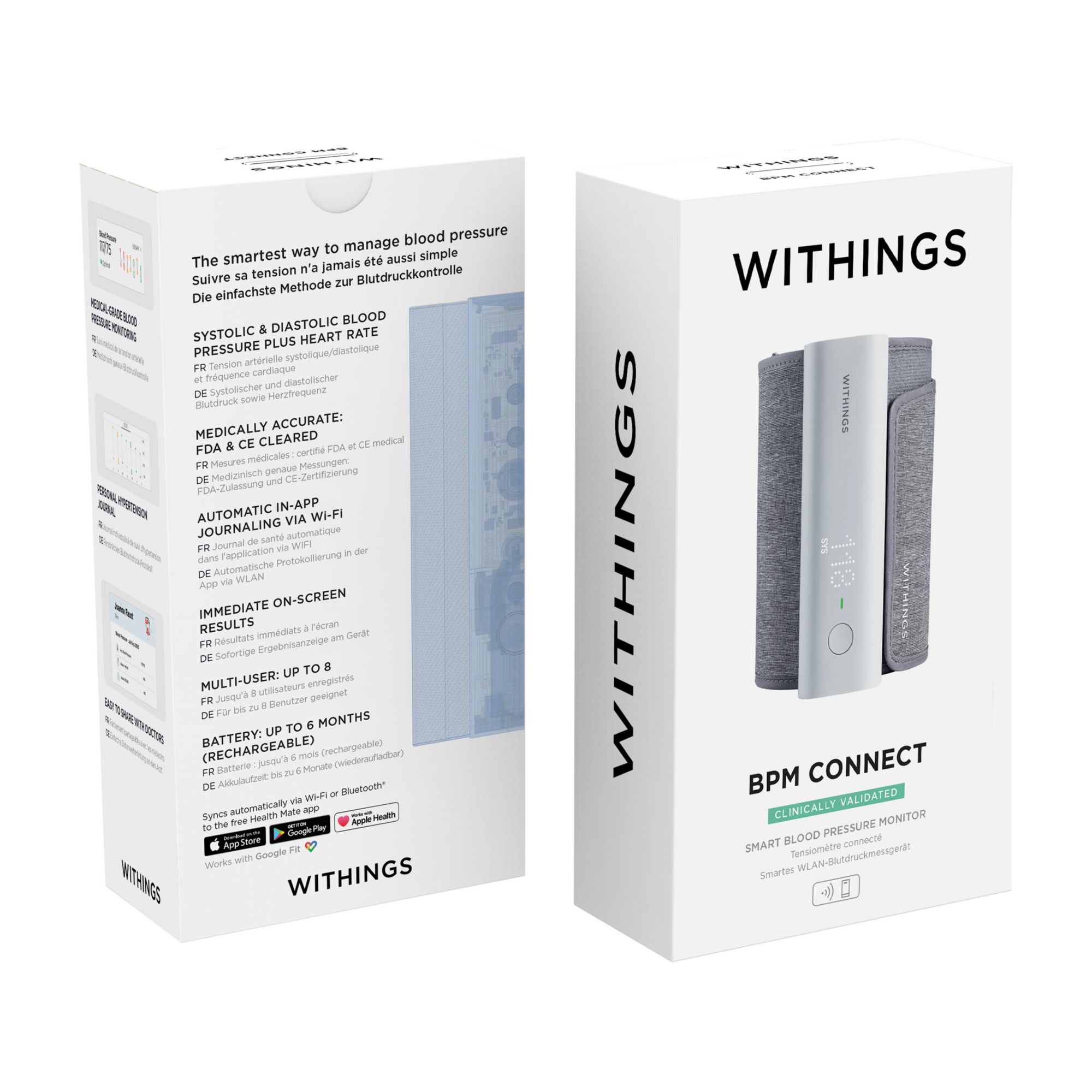 Withings BPM Connect Wi-Fi Blood Pressure Monitor product image