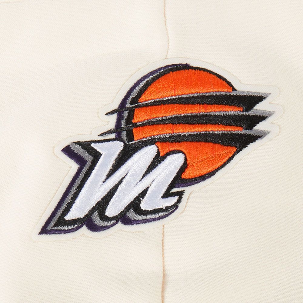 Pro Standard Women's Phoenix Mercury Off White Retro Classic Cropped Hoodie product image