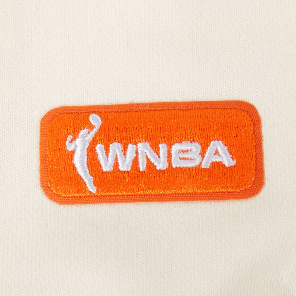 Pro Standard Women's Phoenix Mercury Off White Retro Classic Cropped Hoodie product image