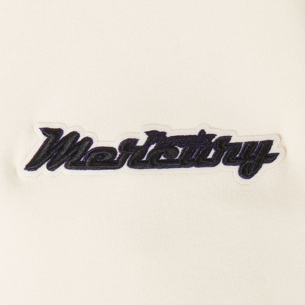 Pro Standard Women's Phoenix Mercury Off White Retro Classic Cropped Hoodie product image