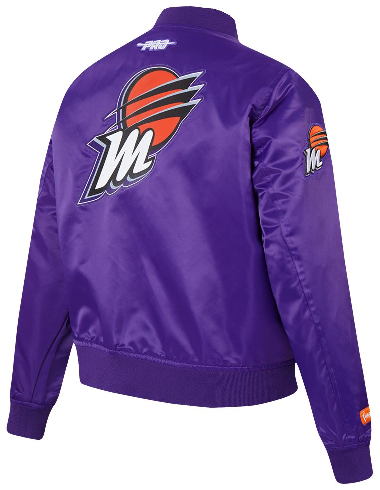 Pro Standard Women's Phoenix Mercury Purple Chenille Satin Jacket product image