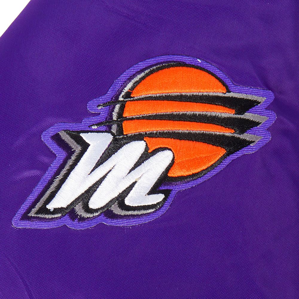 Pro Standard Women's Phoenix Mercury Purple Chenille Satin Jacket product image