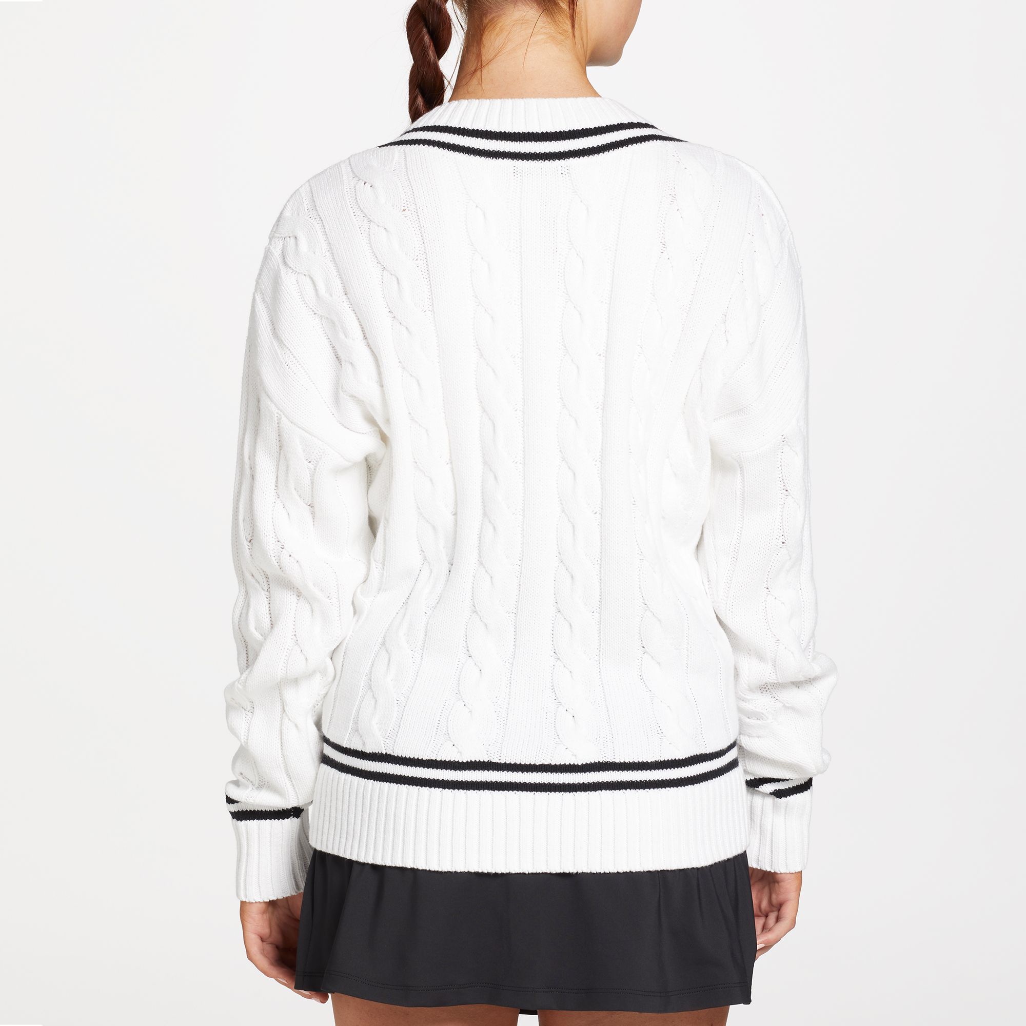 Prince Women's Classic Cable Knit Tennis Sweater product image
