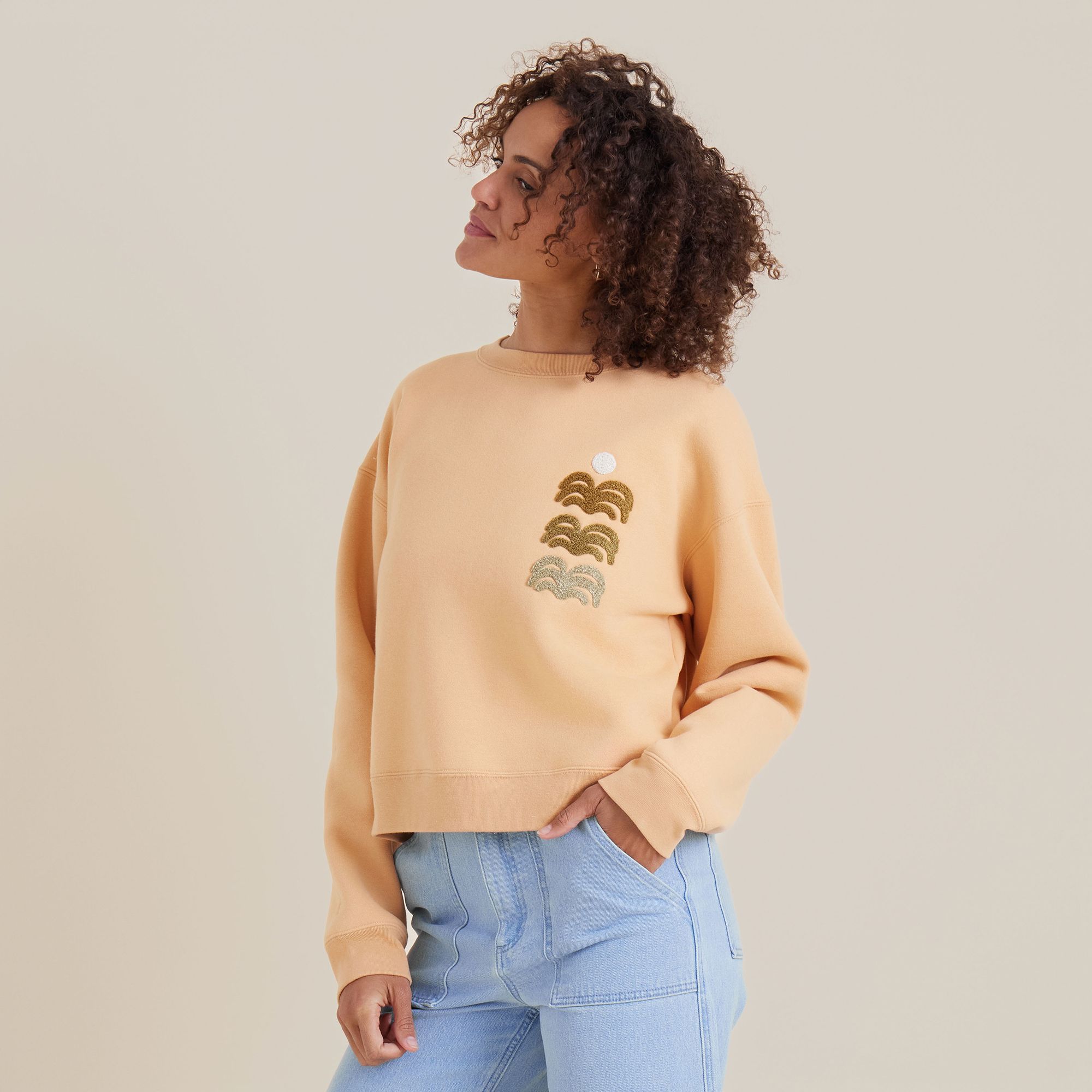 Roark Women's Port Long Sleeve Crew Sweatshirt product image