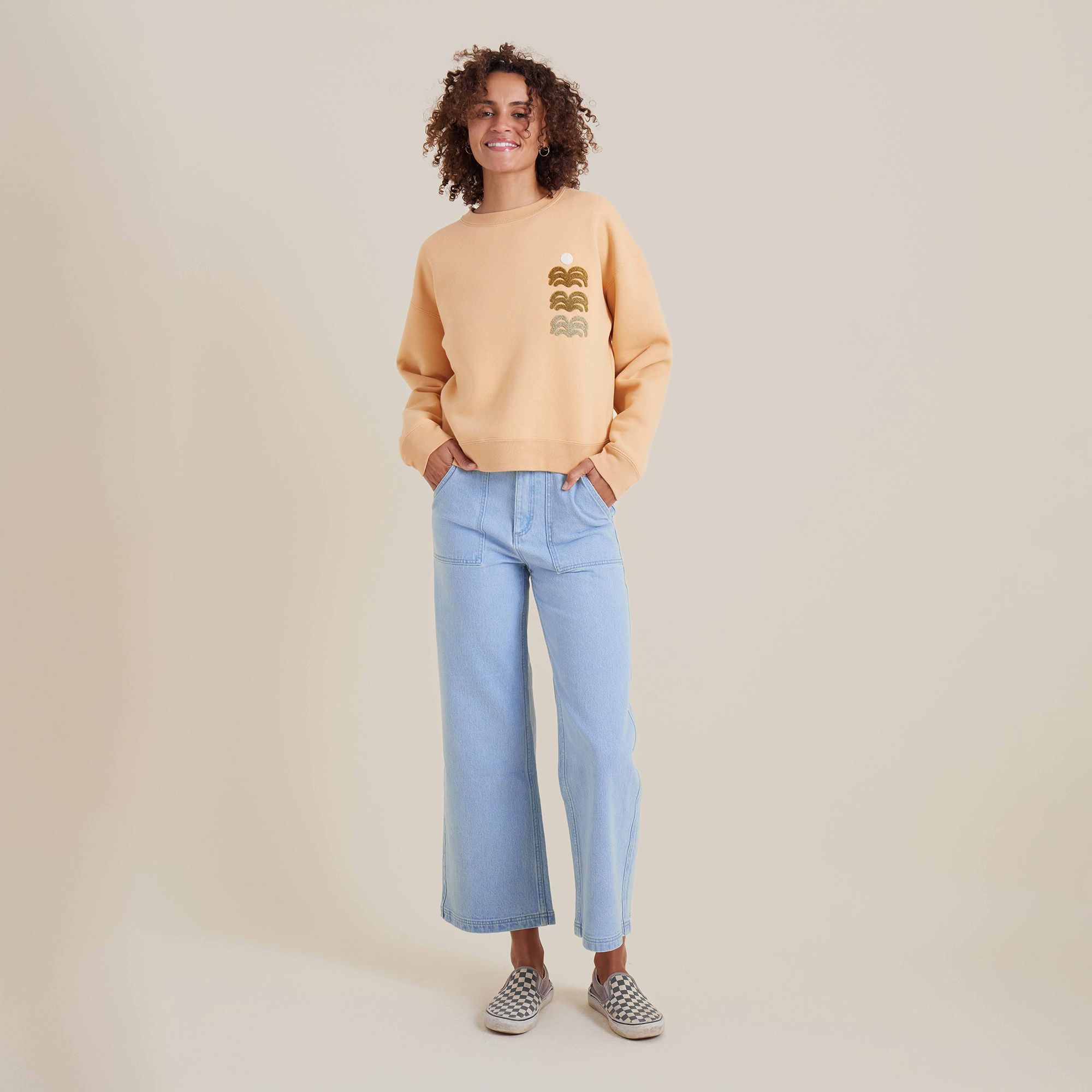 Roark Women's Port Long Sleeve Crew Sweatshirt product image