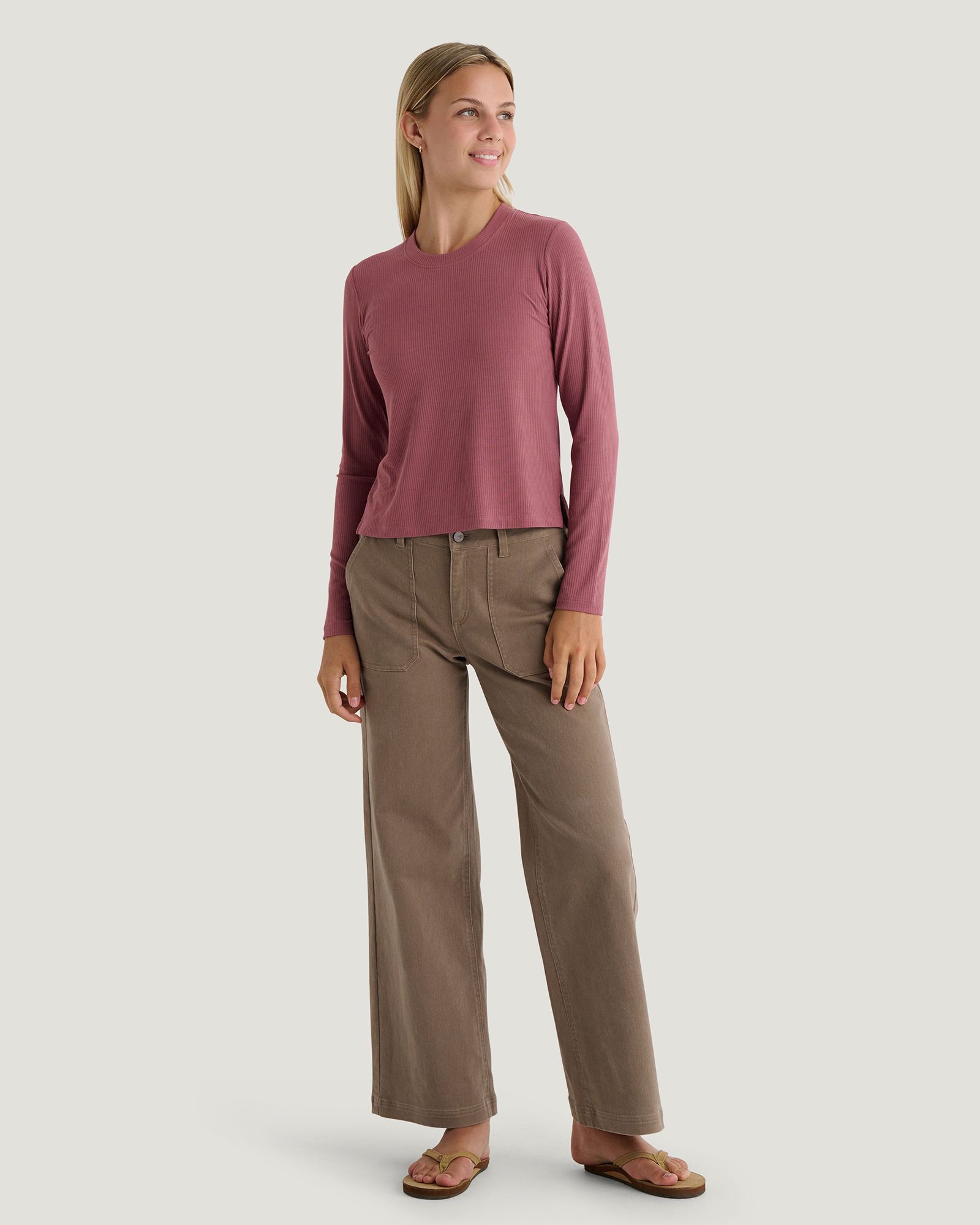 Free Fly Women's Ribbed Bamboo Long Sleeve product image