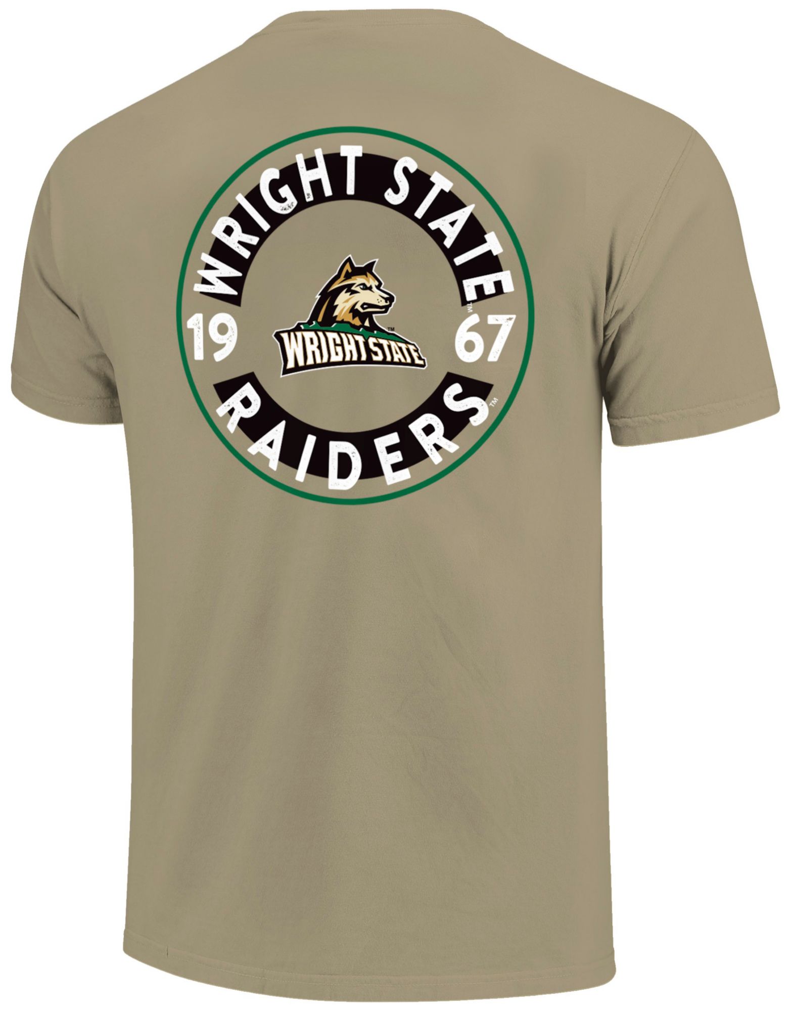 Image One Men's Wright State Raiders Khaki Mascot T-Shirt product image