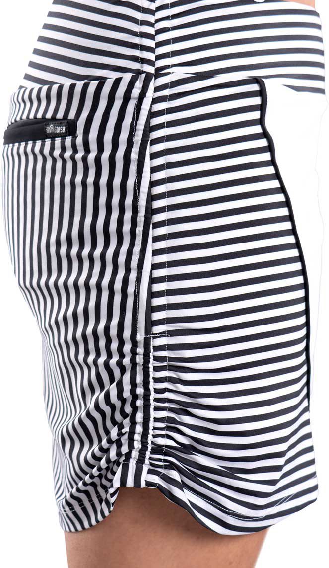 SwingDish Women's 16" Olivia Stripe Golf Skort product image