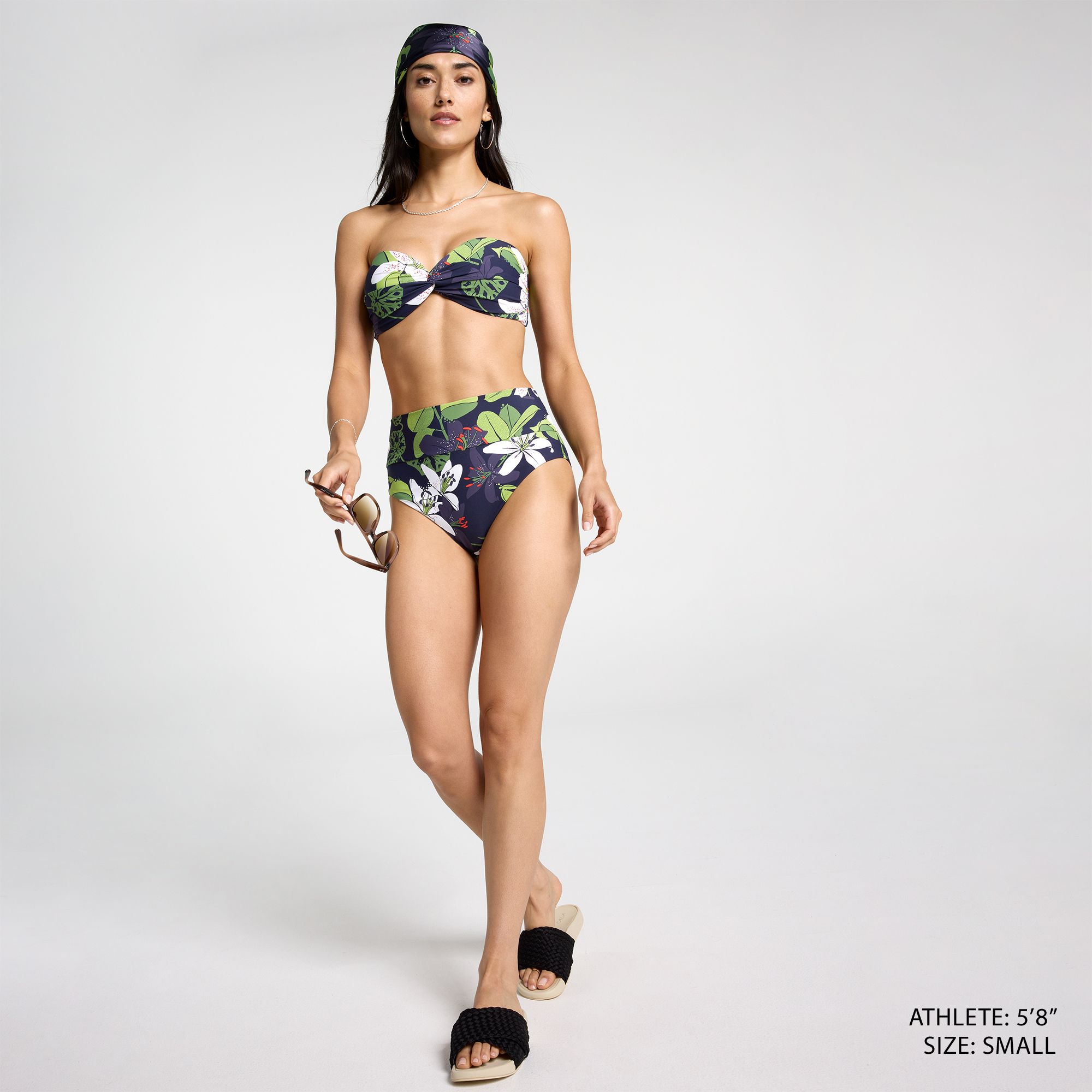 CALIA Women's Twisted Bandeau Swim Bikini Top product image