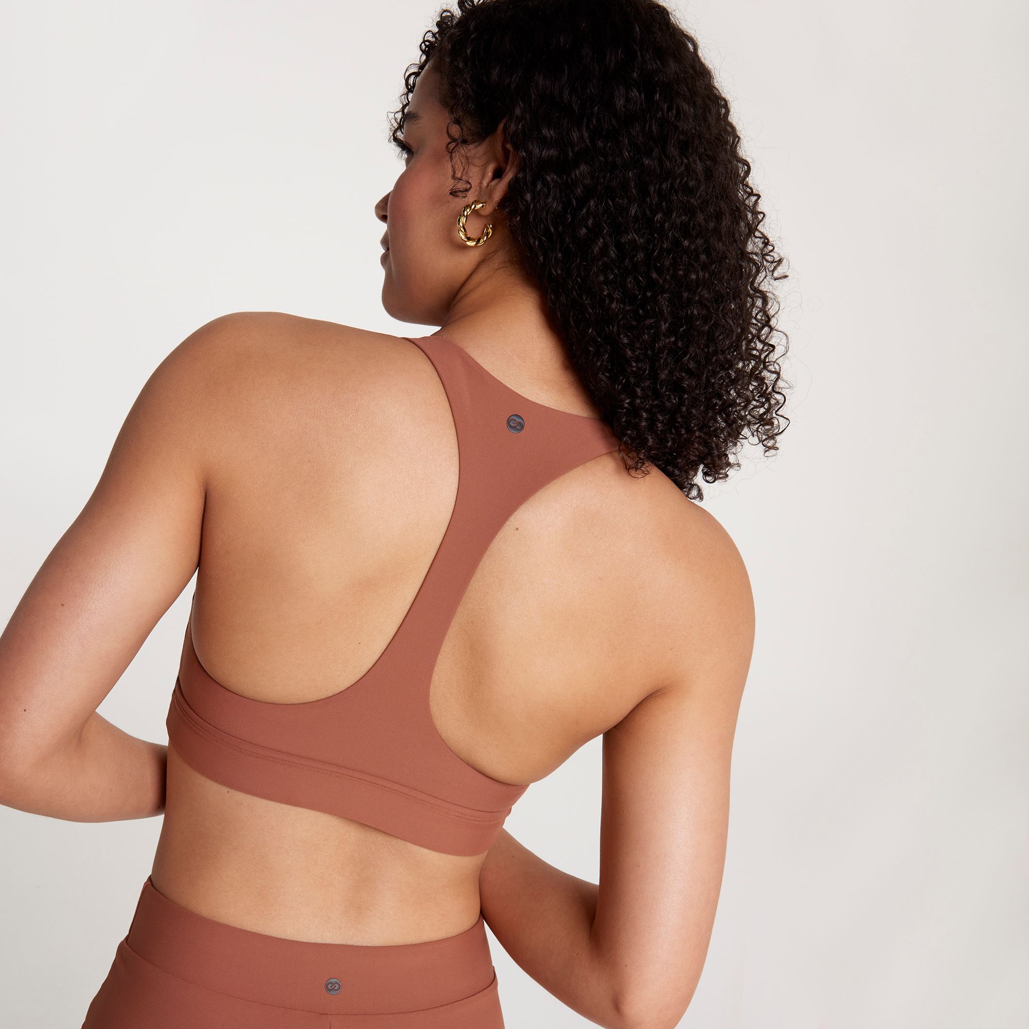 CALIA Women's Skinny Racerback Bikini Medium Support Swim Top product image