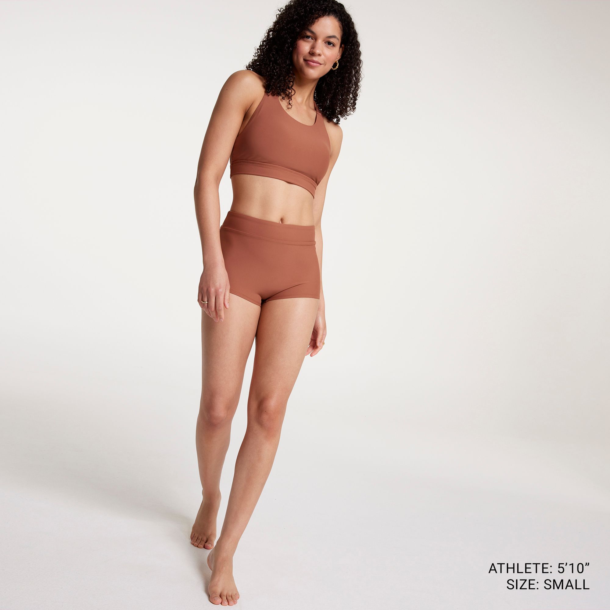 CALIA Women's Skinny Racerback Bikini Medium Support Swim Top product image