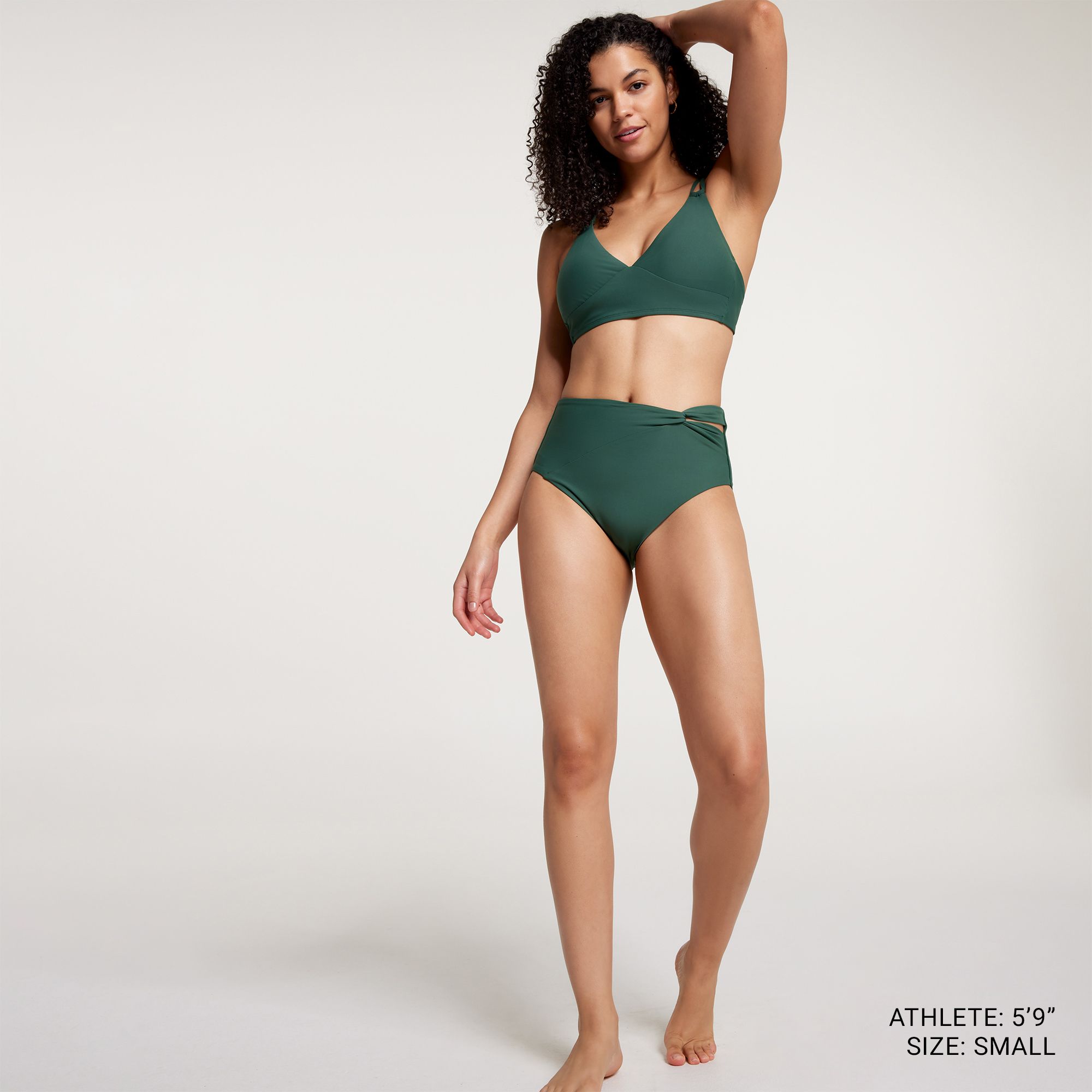 CALIA Women's High Waisted Side Twist Swim Bottoms product image