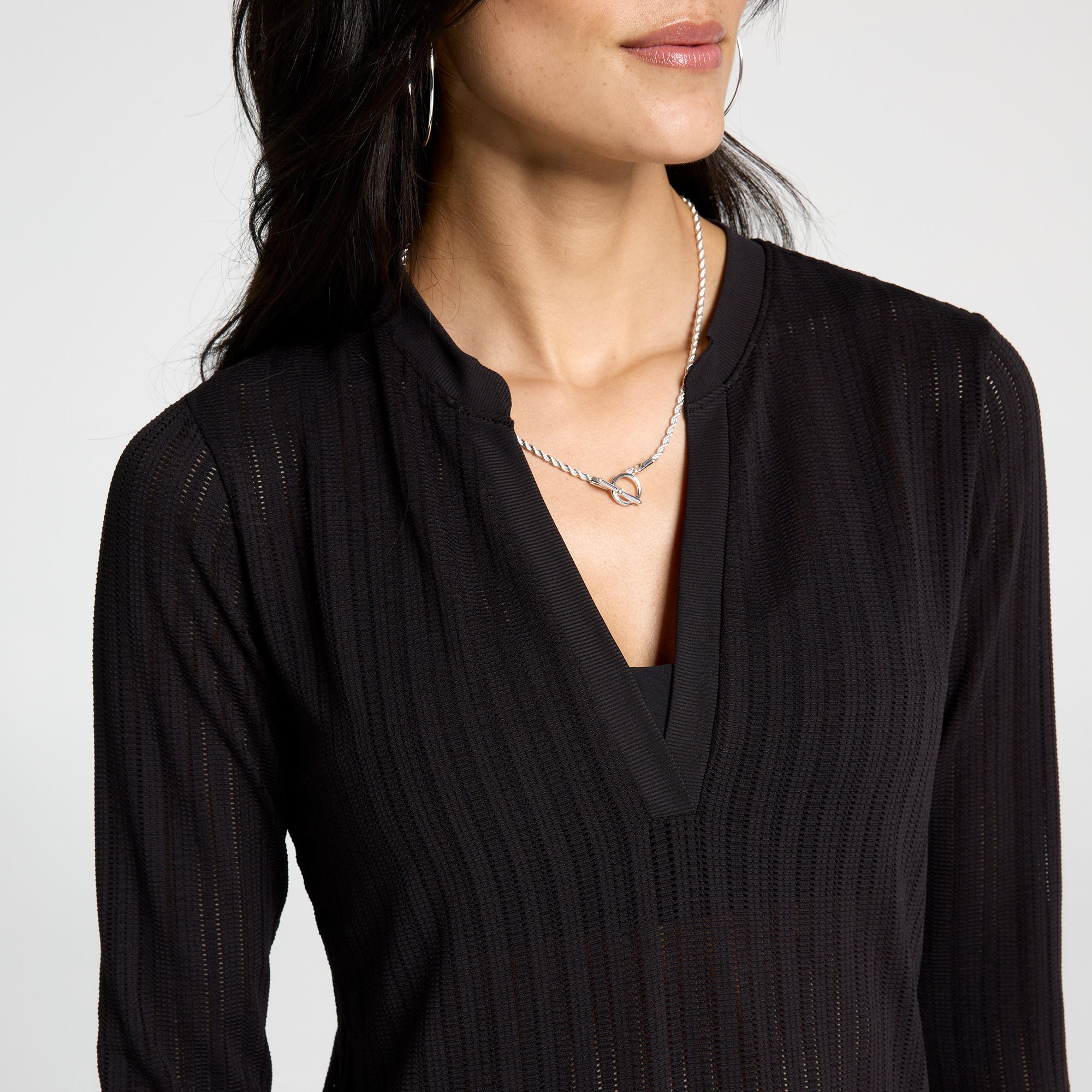 CALIA Women's Swim Long Sleeve Knit Cover Up Dress product image