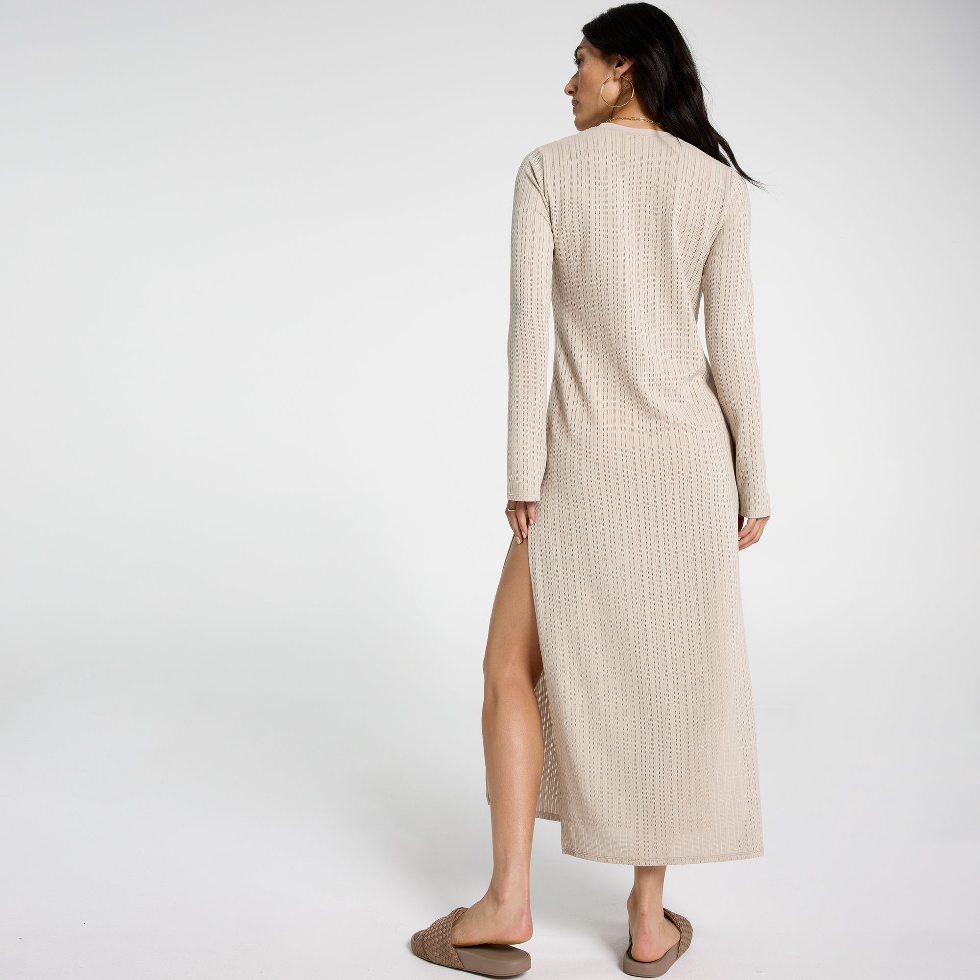 CALIA Women's Swim Long Sleeve Knit Cover Up Dress product image