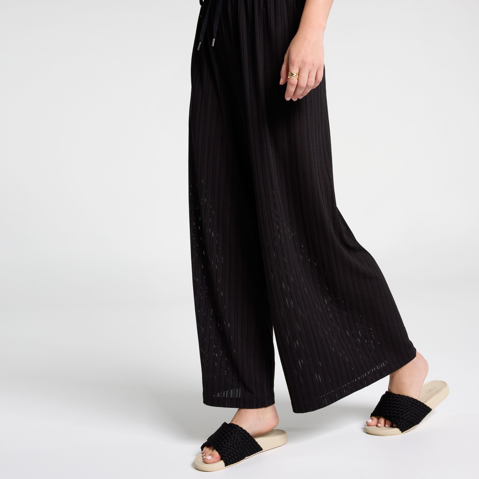 CALIA Women's Swim Wide Leg Knit Cover Up Pant product image