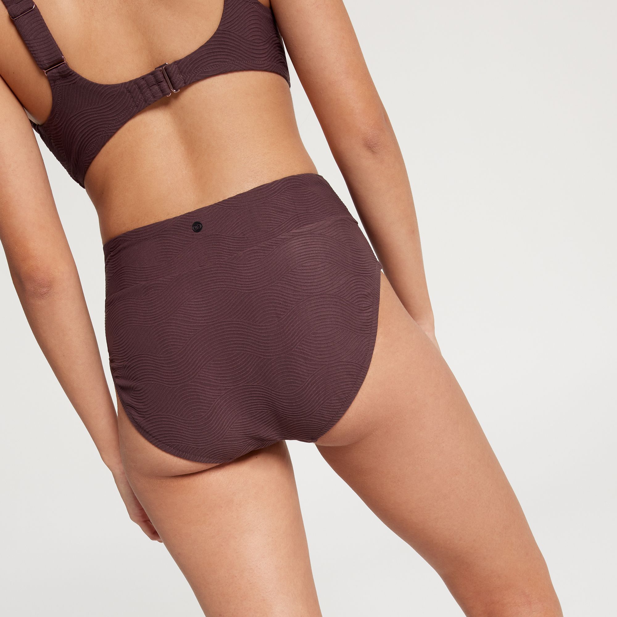 CALIA Women's High Waisted Wide Band High Leg Swim Bottoms product image