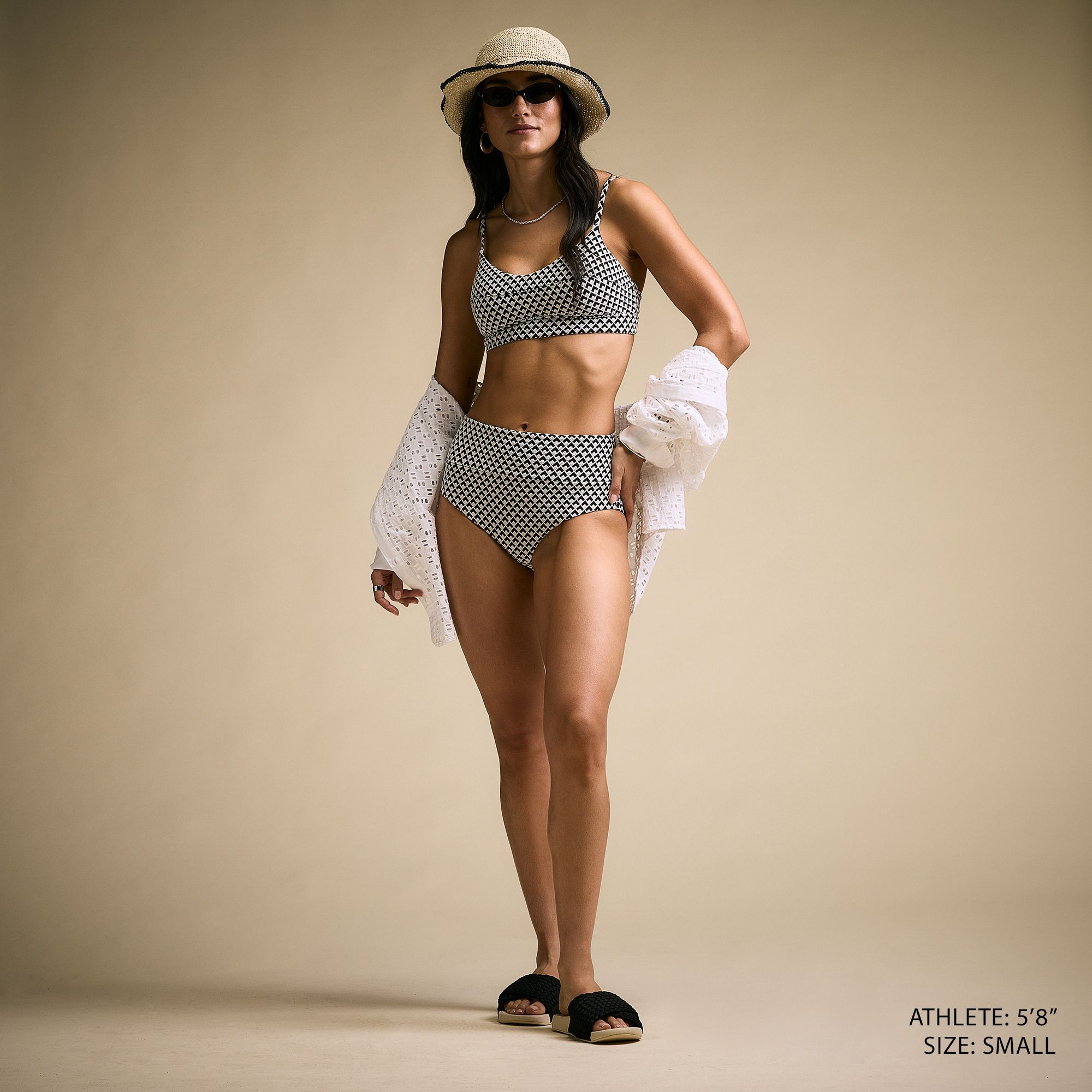 CALIA Women's Wide Banded High Rise Swim Bottoms product image