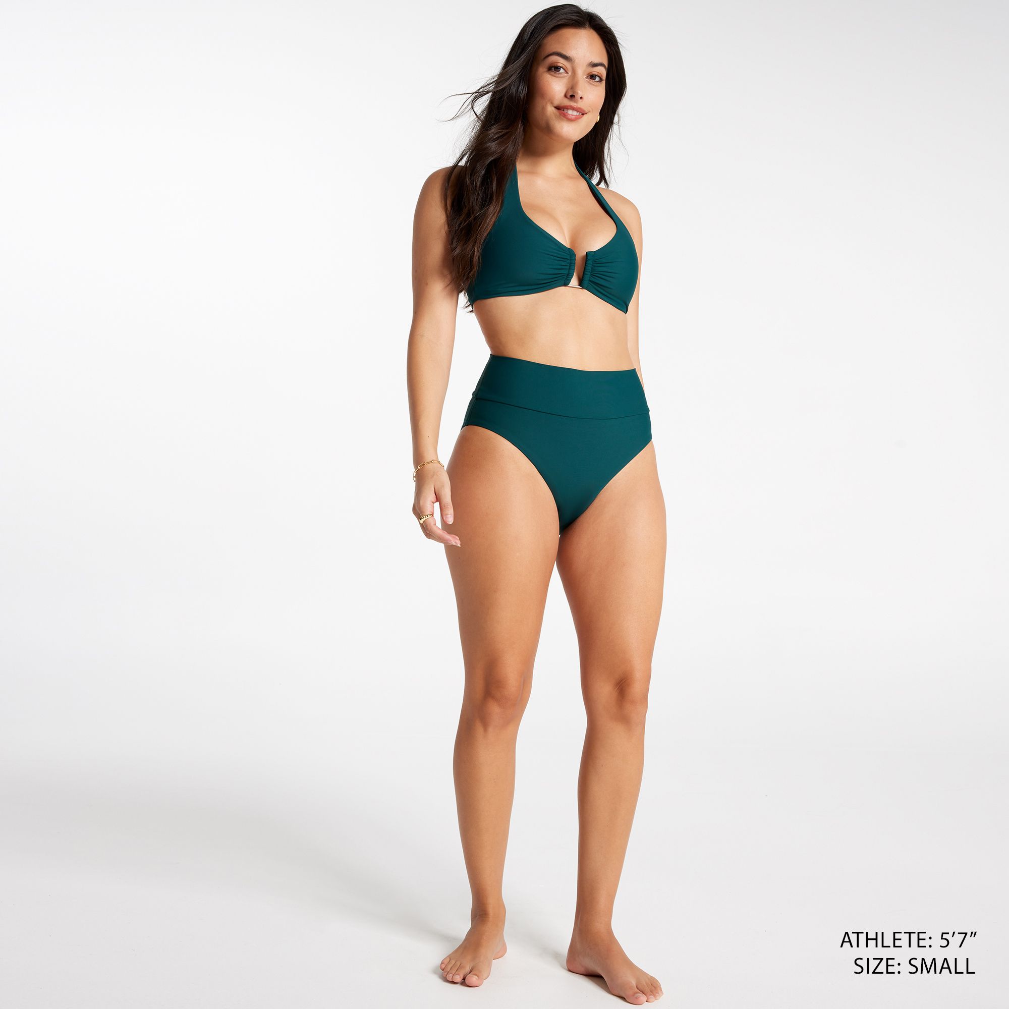 CALIA Women's Wide Banded High Rise Swim Bottoms product image