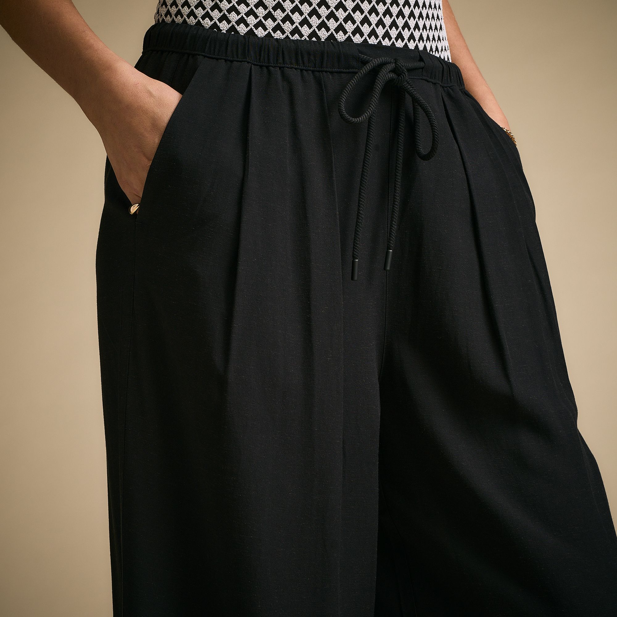 CALIA Women's Pleated Wide Leg Swim Cover Up product image