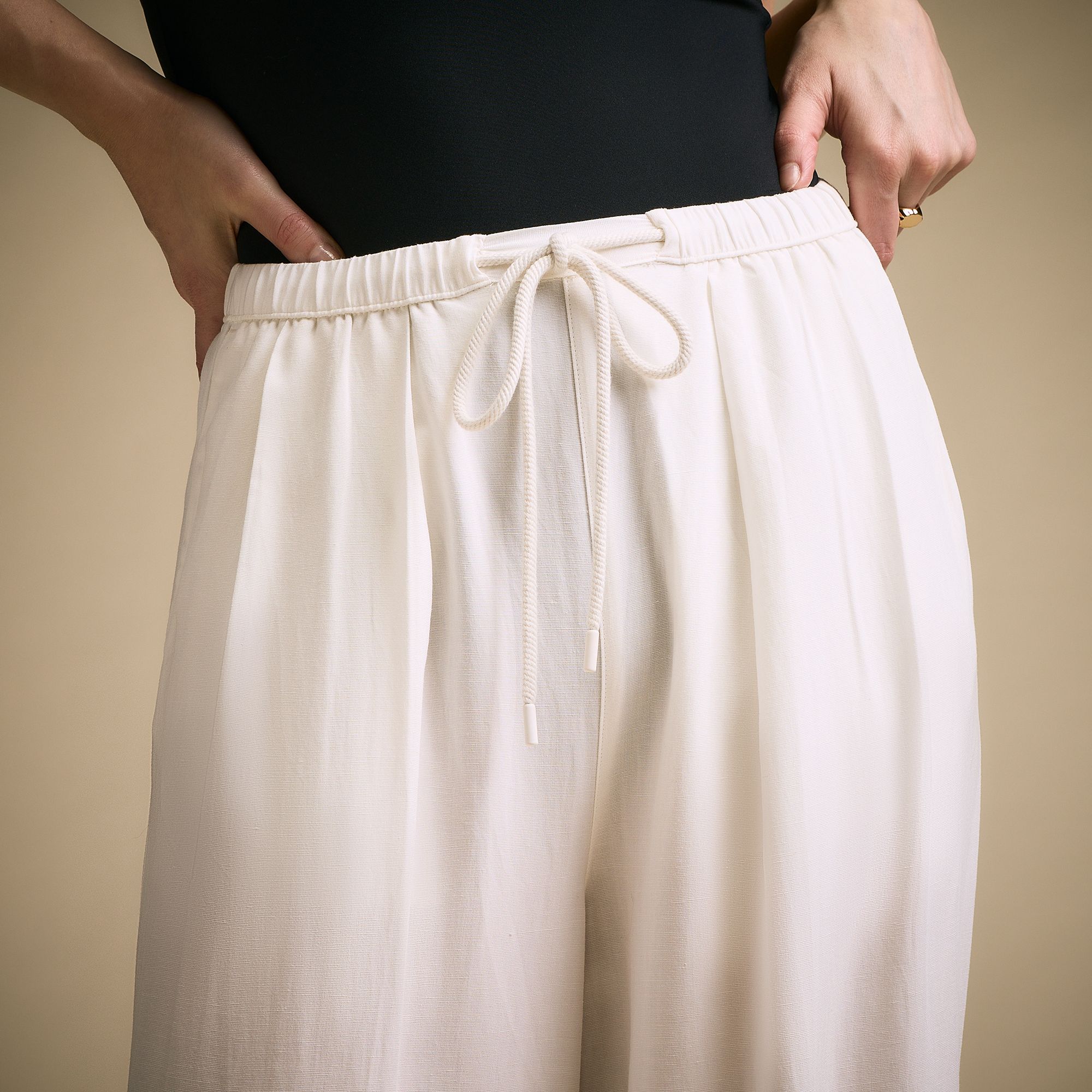 CALIA Women's Pleated Wide Leg Swim Cover Up product image