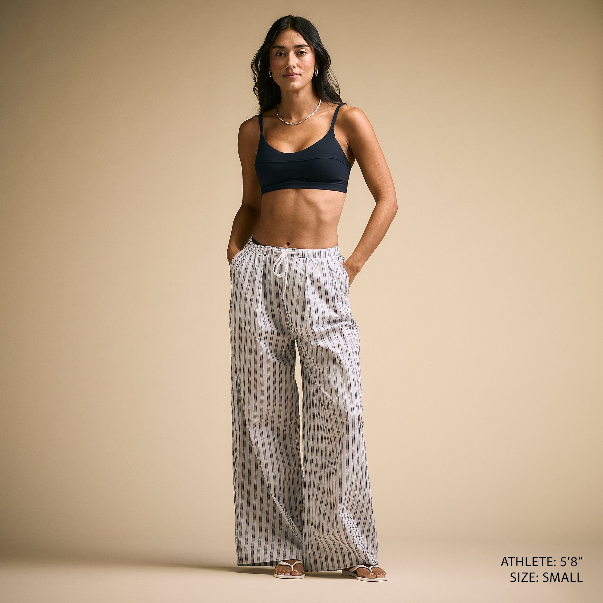 CALIA Women's Pleated Wide Leg Swim Cover Up product image