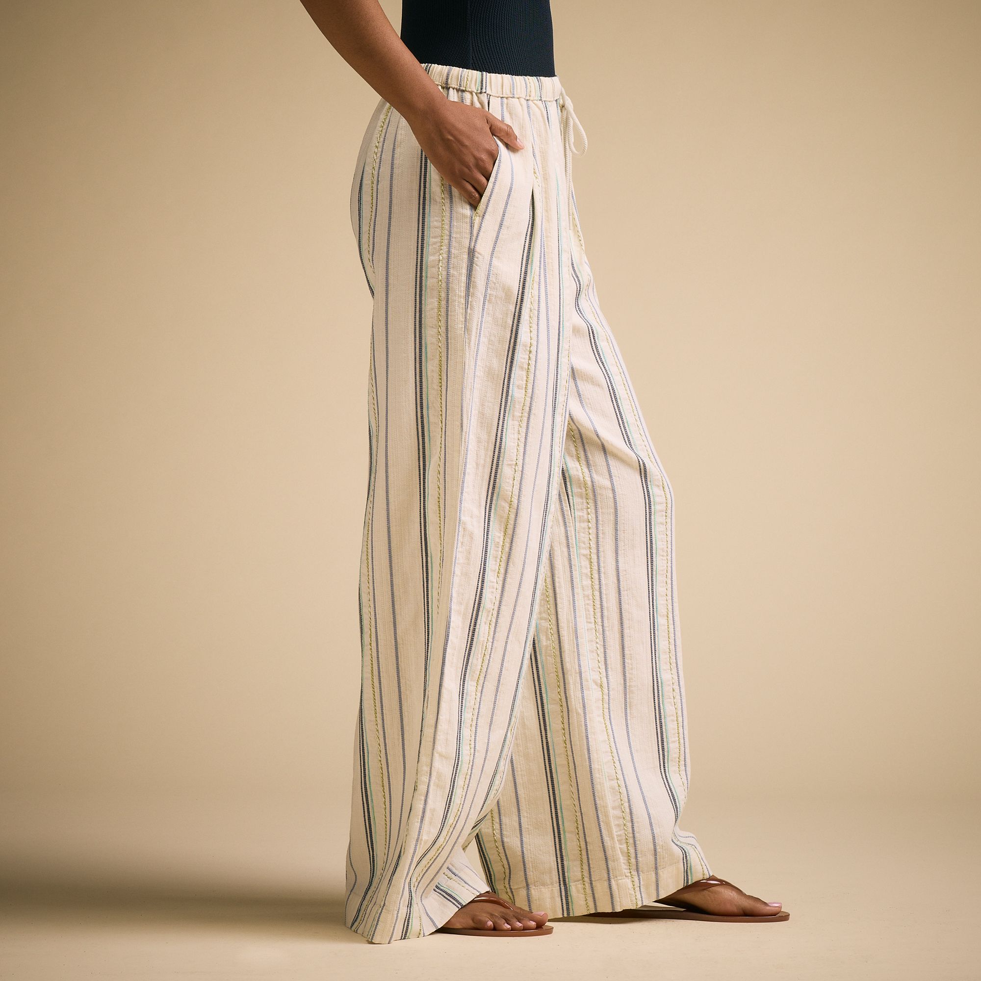 CALIA Women's Pleated Wide Leg Swim Cover Up product image