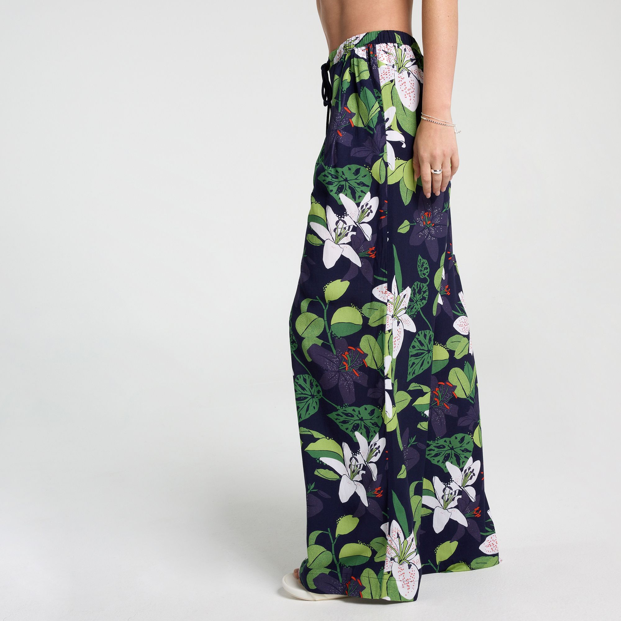 CALIA Women's Pleated Wide Leg Swim Cover Up product image