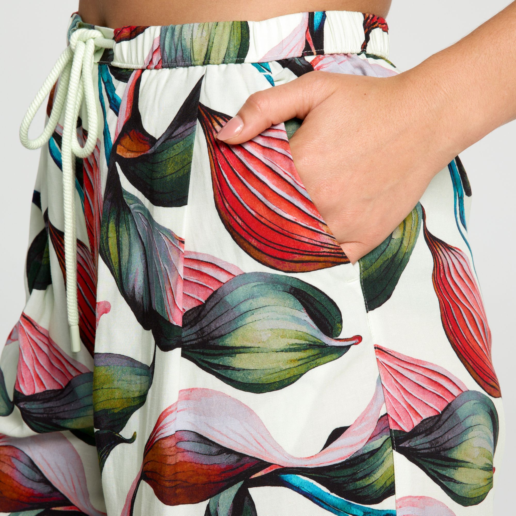 CALIA Women's Pleated Wide Leg Swim Cover Up product image