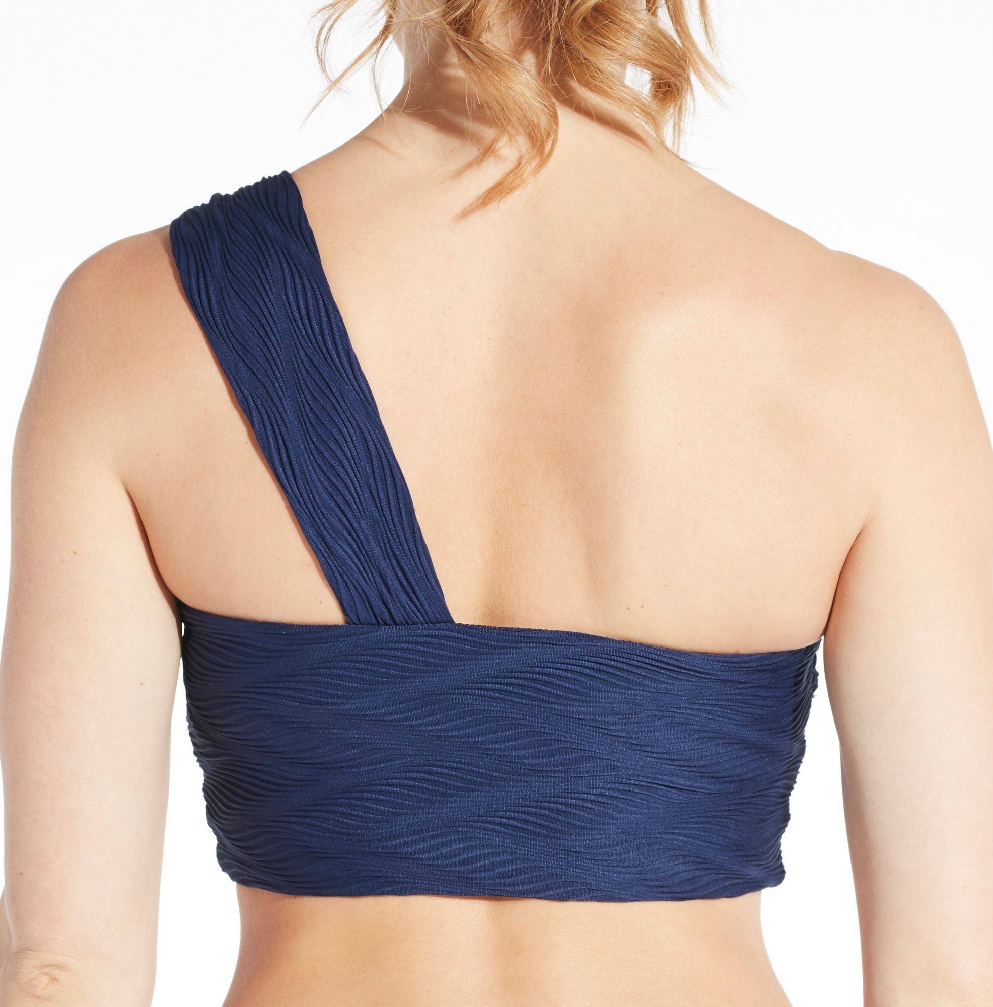 calia one shoulder swim top