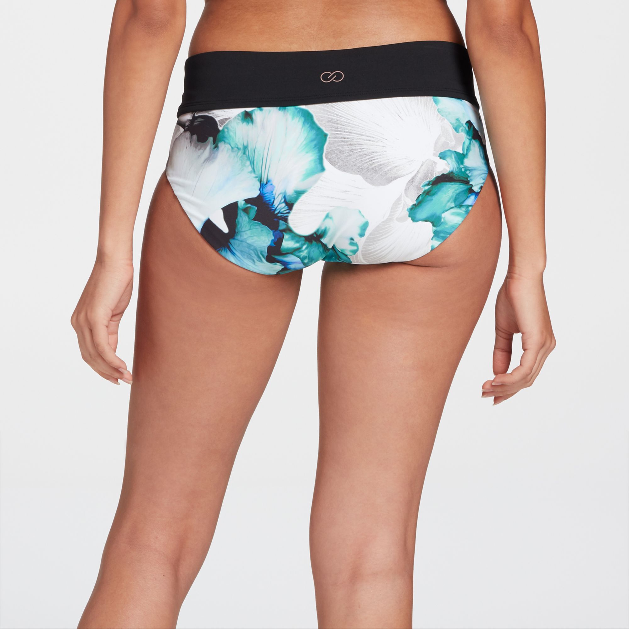 CALIA Women's Weave Mid Rise Boyshort Swim Bottoms product image