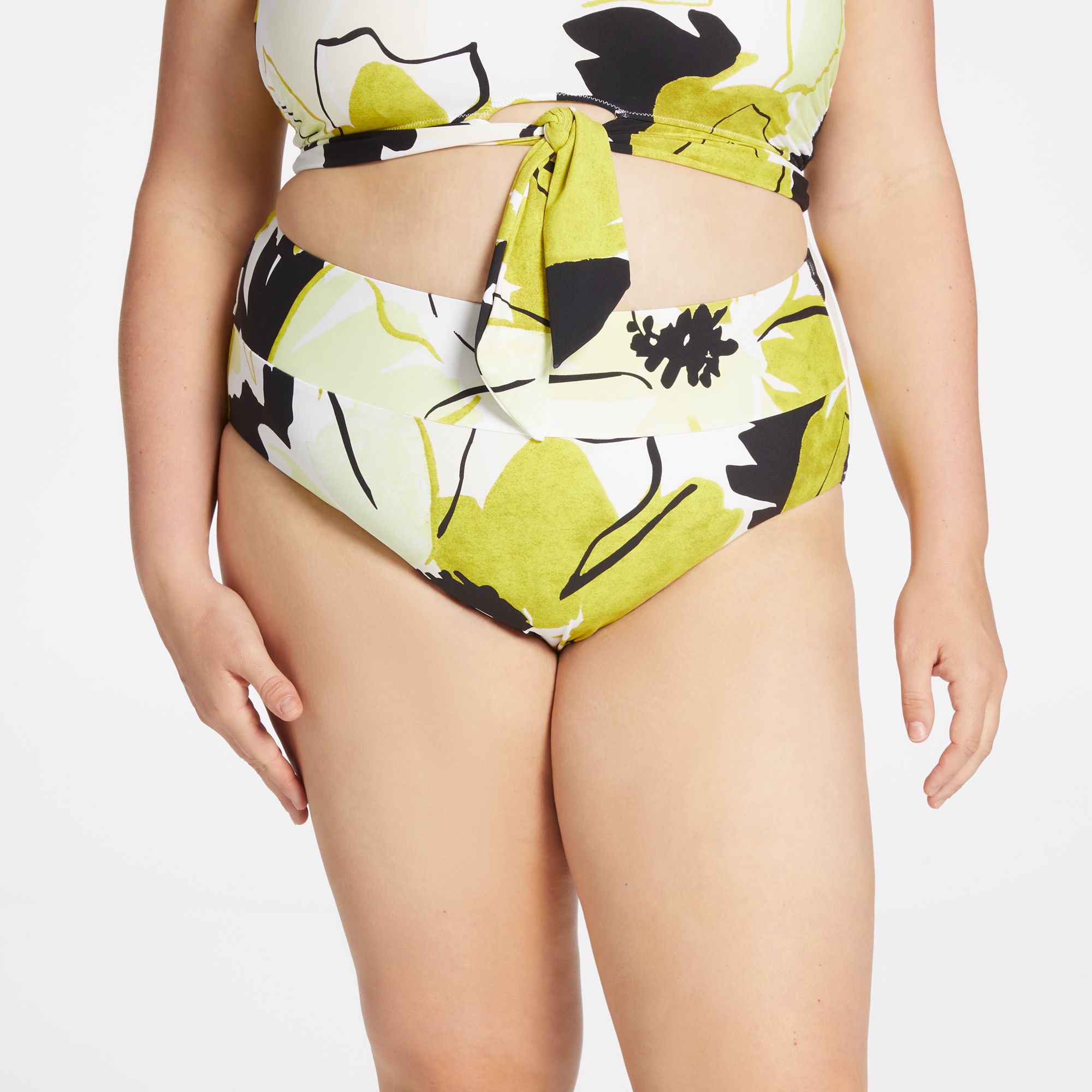 CALIA Women's Mid Rise Wide Band Swim Bottoms product image