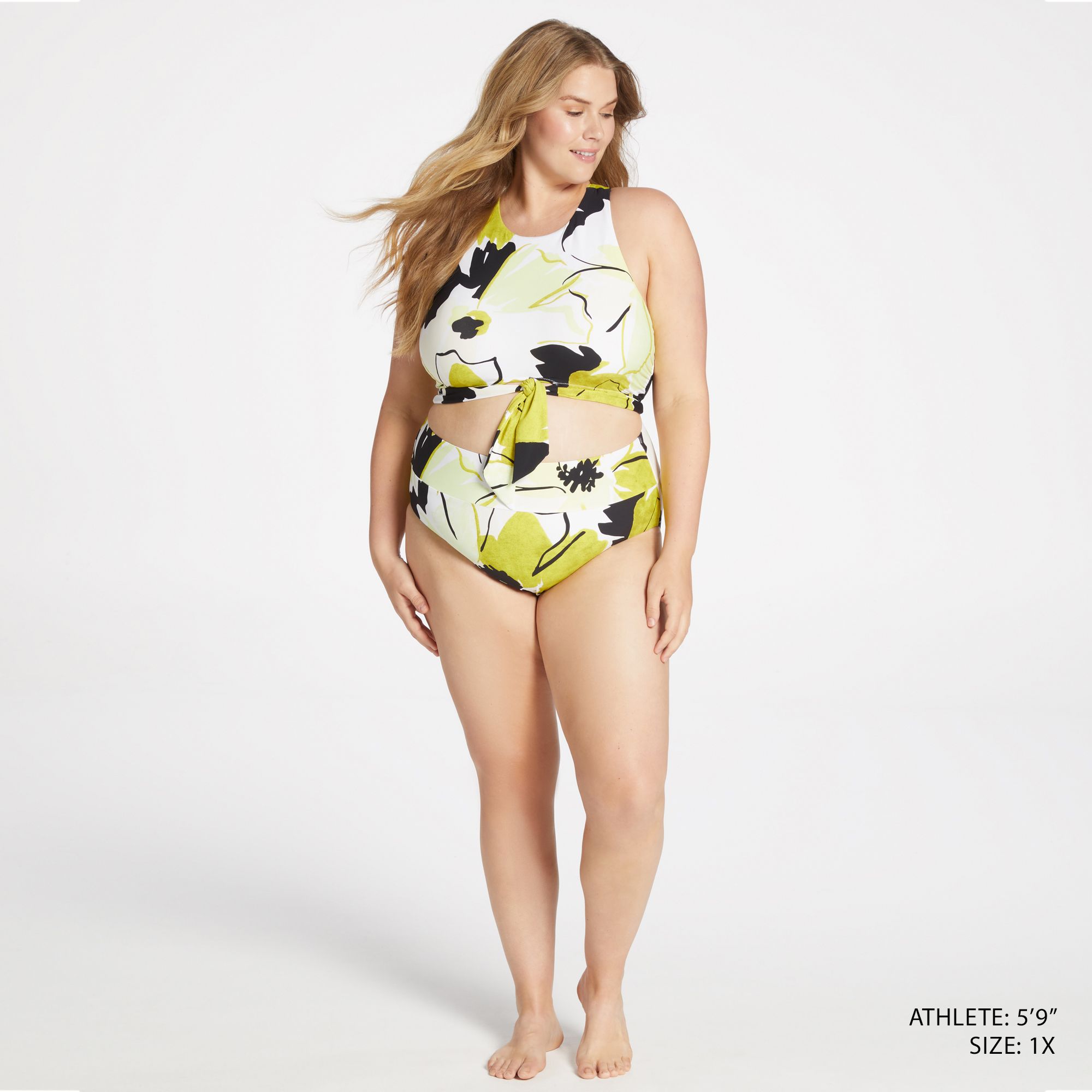 CALIA Women's Mid Rise Wide Band Swim Bottoms product image