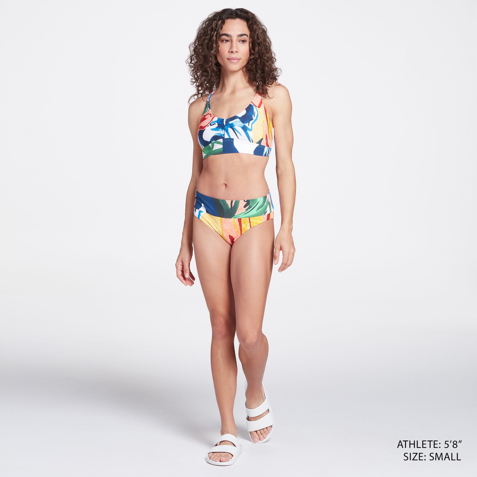 CALIA Women's Mid Rise Wide Band Swim Bottoms product image