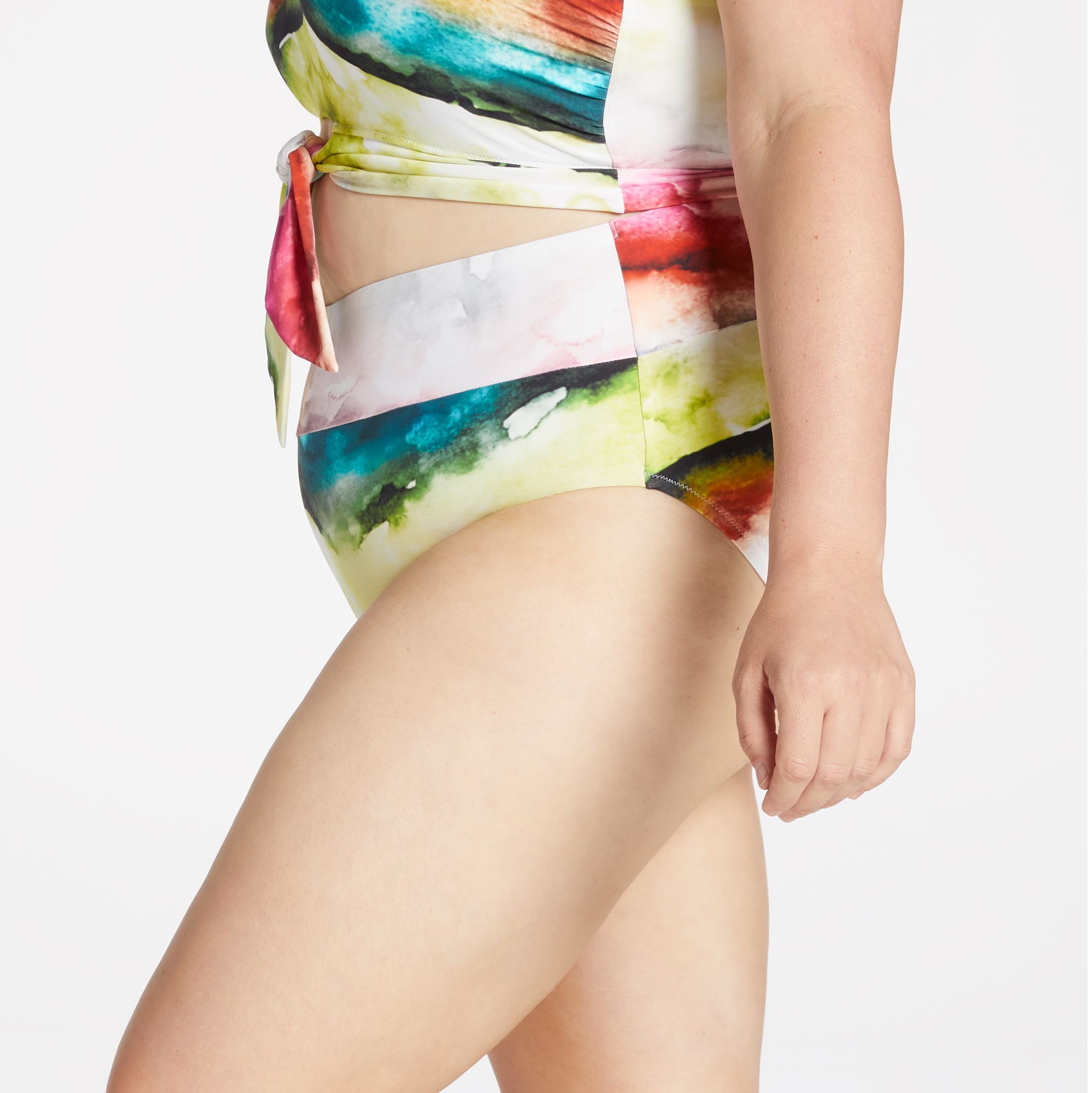 CALIA Women's Mid Rise Wide Band Swim Bottoms product image