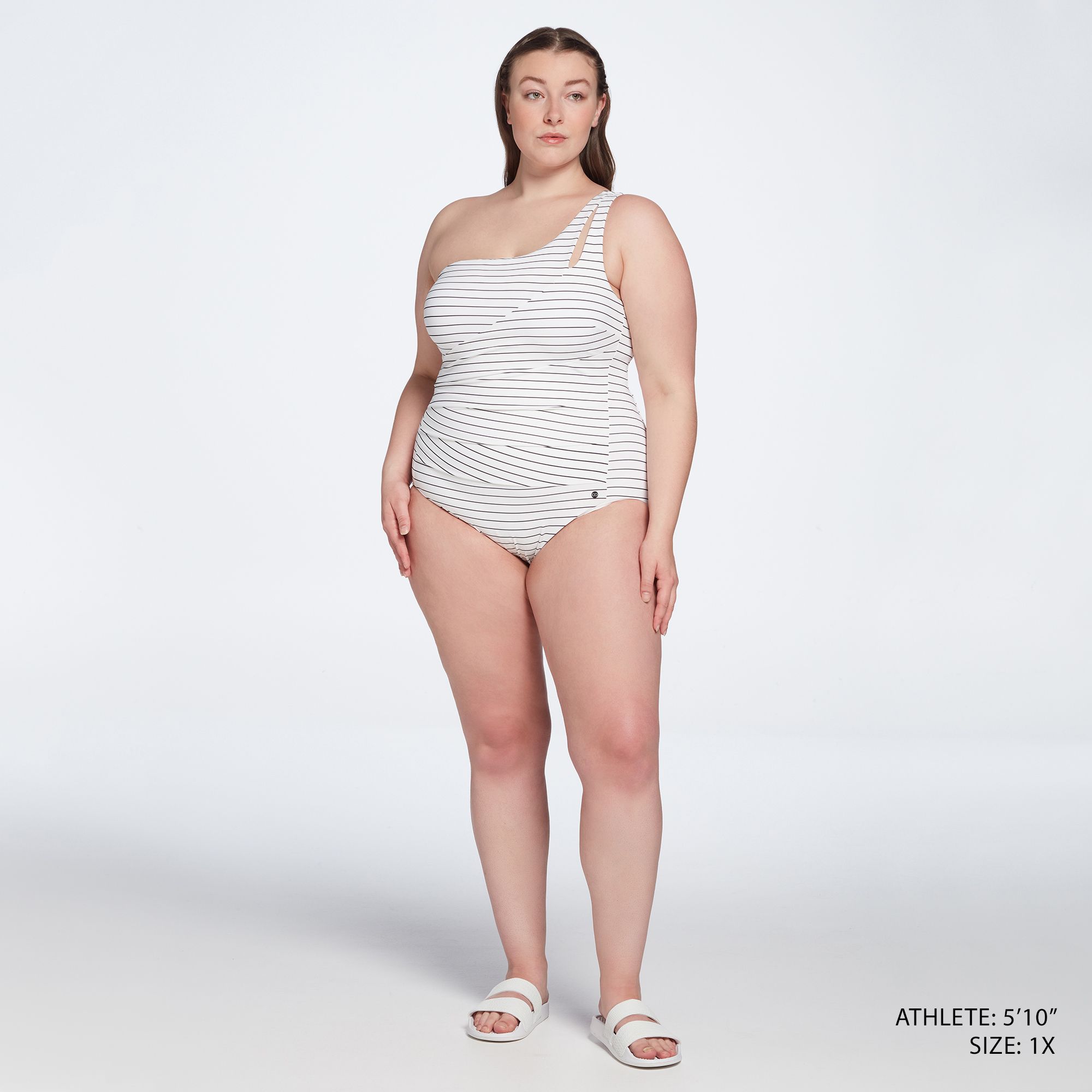 CALIA Women's Sculpt One Shoulder One Piece Swimsuit product image